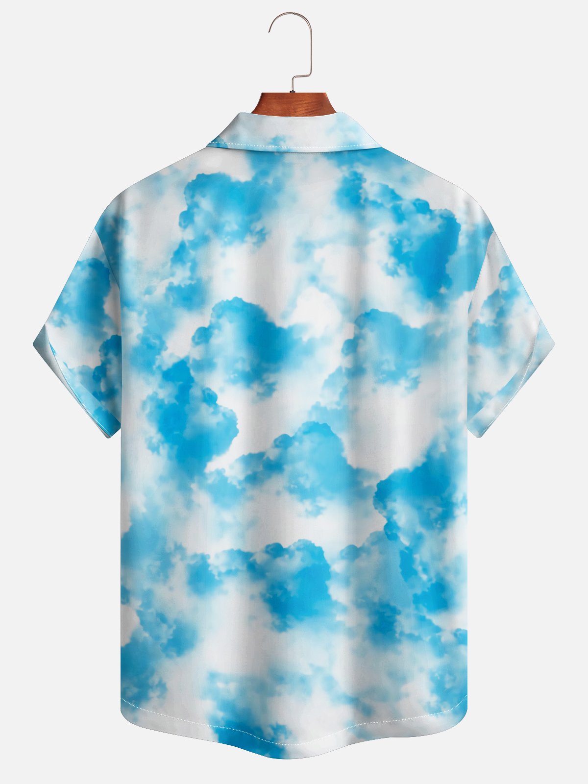 Moisture-wicking Cloud Aloha Camp Shirt