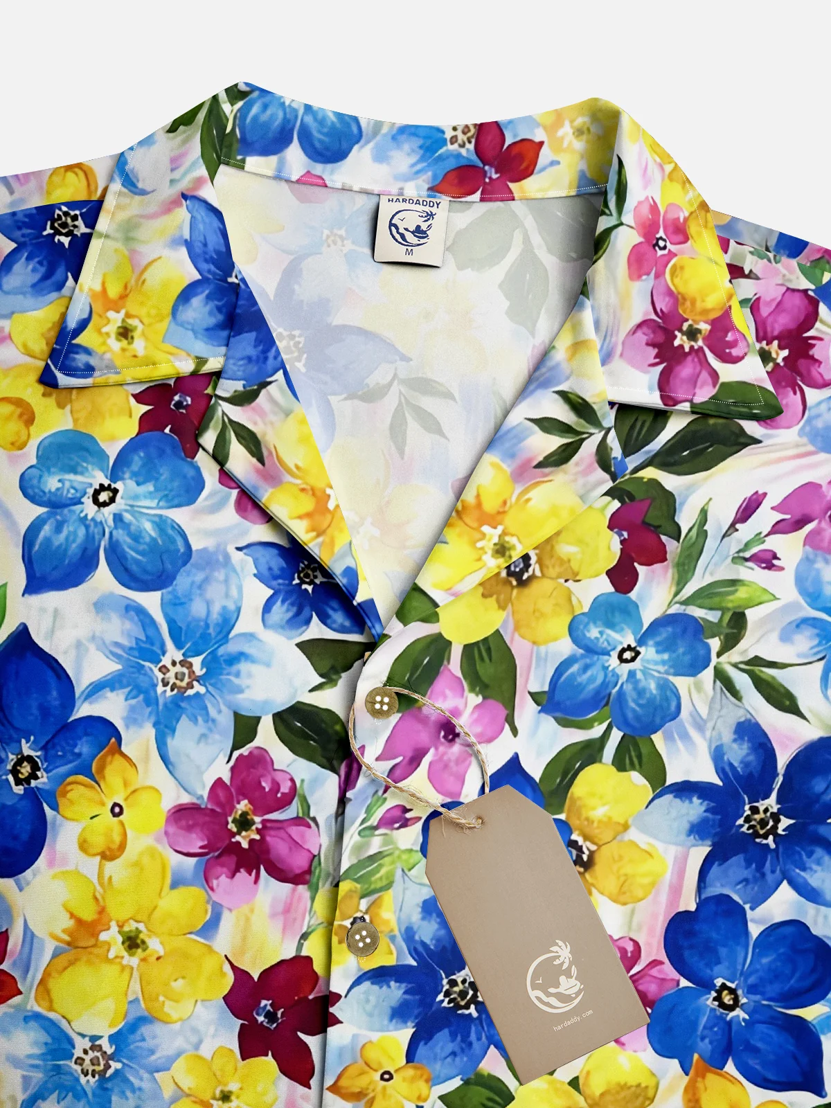 Moisture-wicking Floral Aloha Shirt