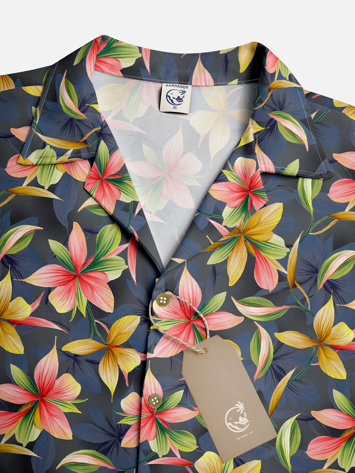 Moisture-wicking Floral Aloha Shirt