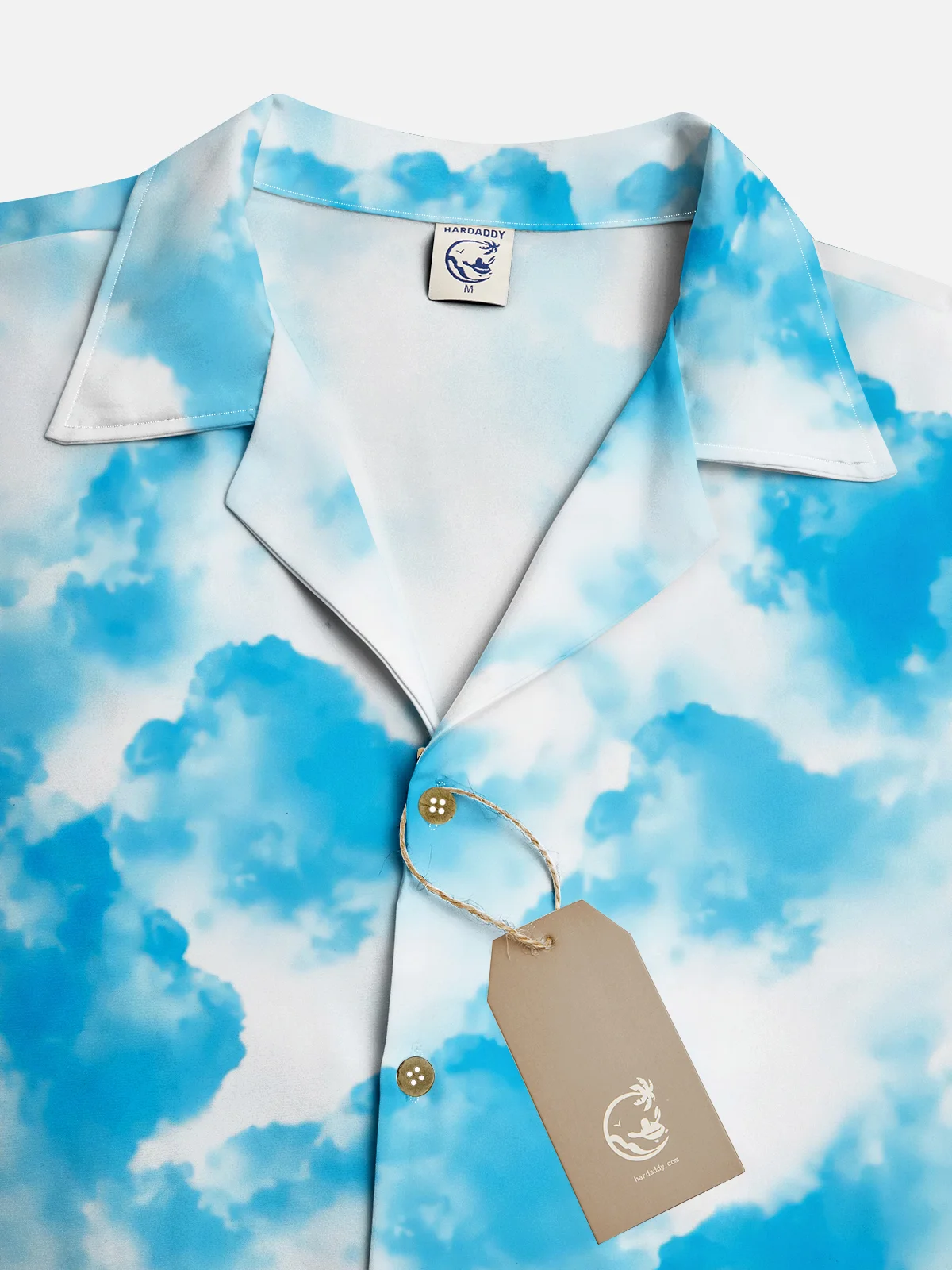 Moisture-wicking Cloud Aloha Camp Shirt