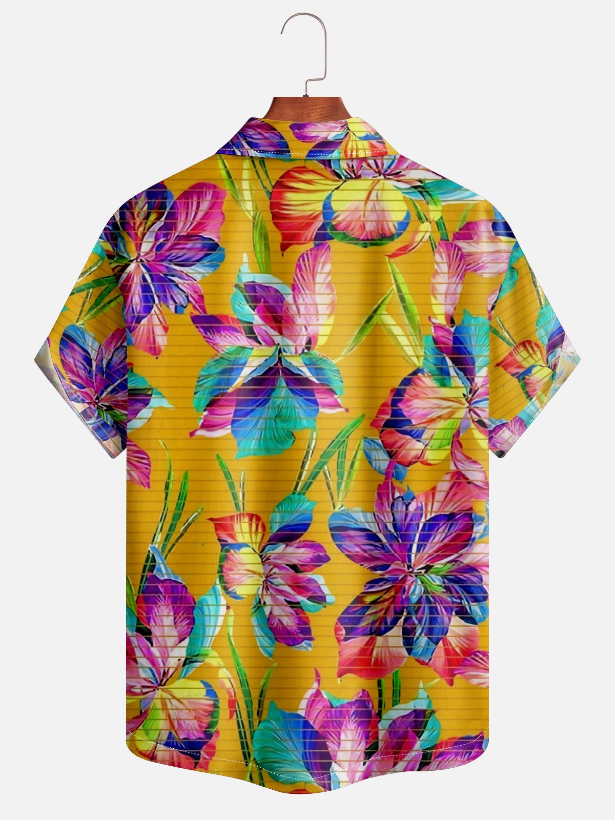 Moisture-wicking Floral Aloha Shirt
