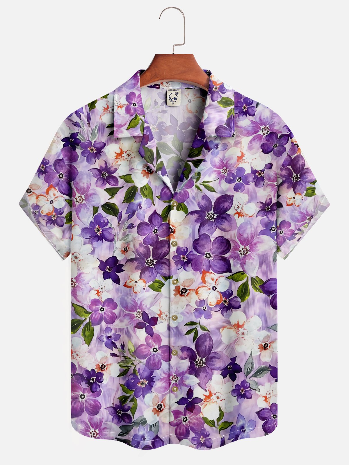 Moisture-wicking Floral Aloha Shirt