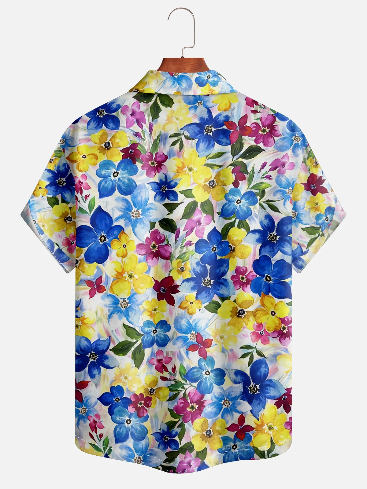 Moisture-wicking Floral Aloha Shirt