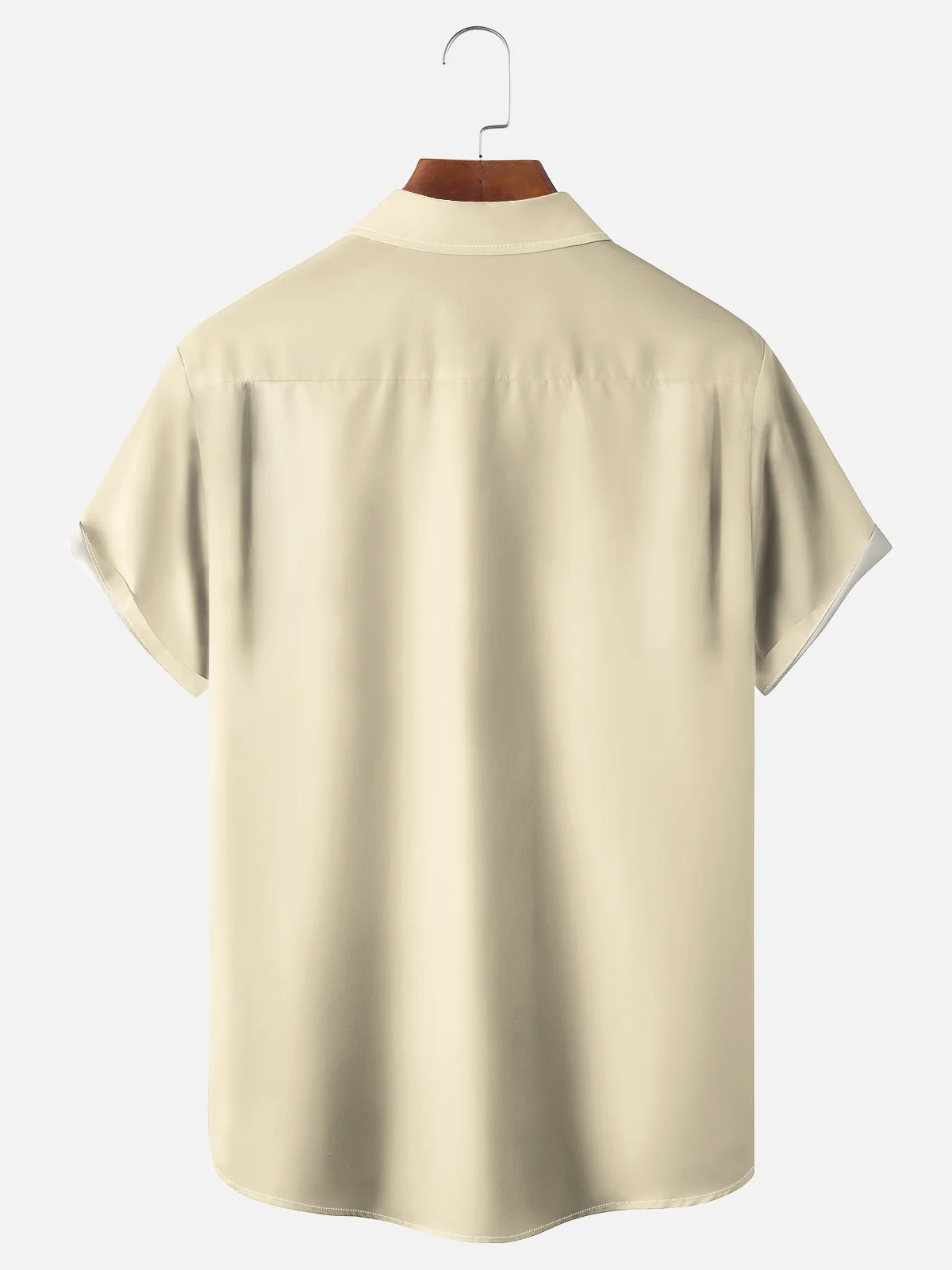 Moisture-wicking Horse Racing Fun Art Chest Pocket Bowling Shirt