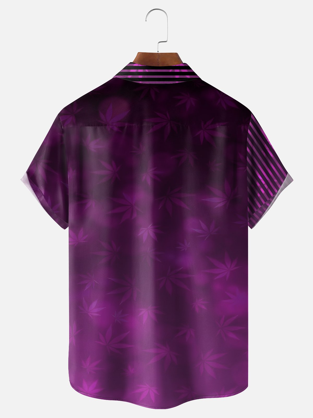 Moisture-wicking Art Illustrator Collaboration Tropical Parrot Cocktail Chest Pocket Hawaiian Shirt