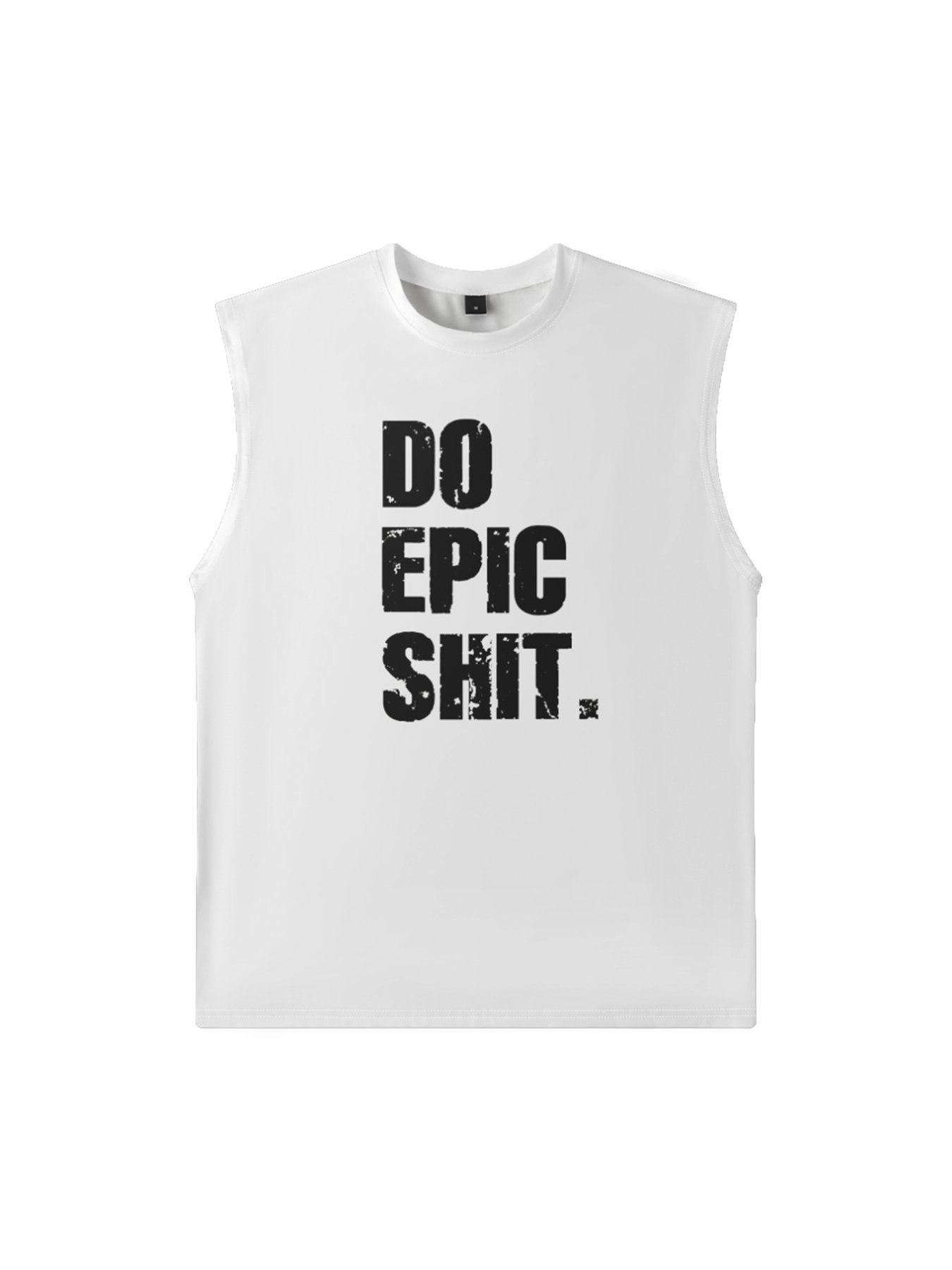 Mens Crewneck Tank Tops Do Epic Shit Beach Sleeveless Shirt