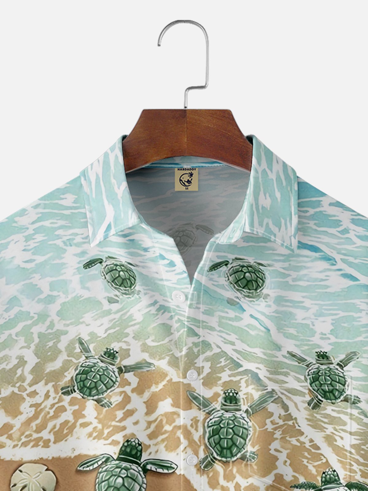 Moisture Wicking Turtle Chest Pocket Hawaiian Shirt
