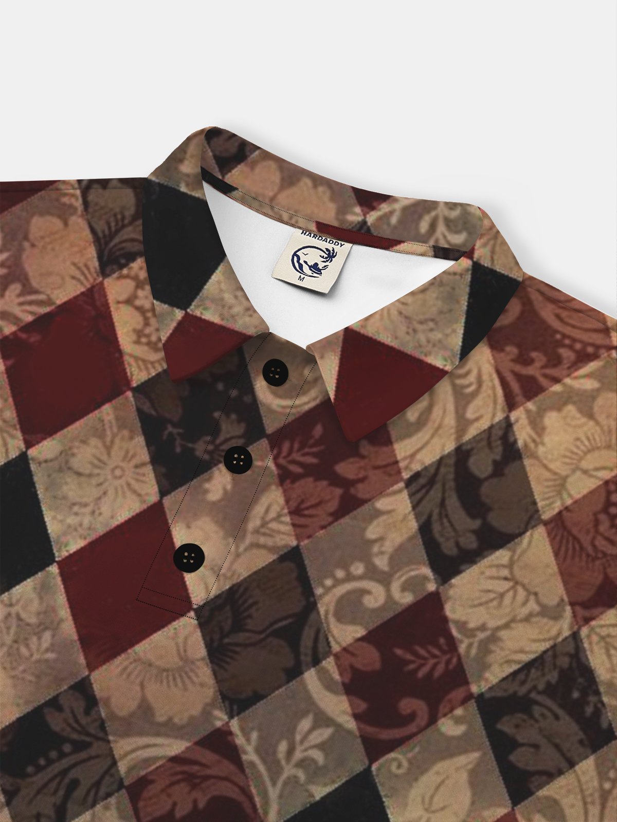 Moisture Wicking Gradient Color Block Short Sleeve Golf Polo