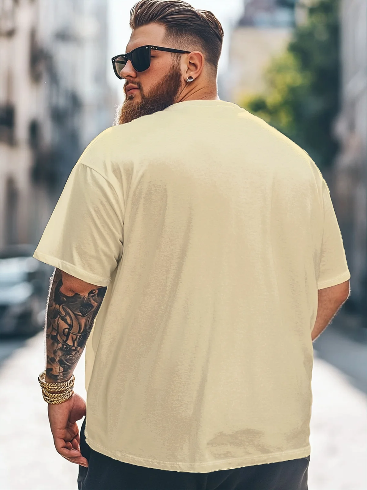 Big Size Men's Funny Trump Vacation Loose T-shirt