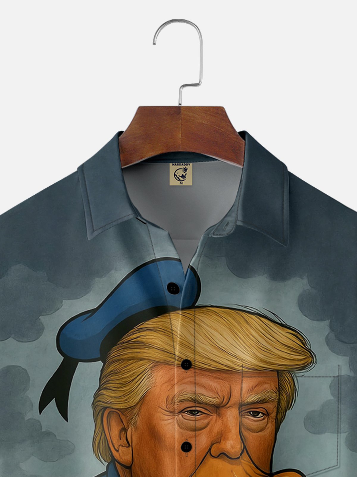Moisture Wicking Trump Chest Pocket Hawaiian Shirt