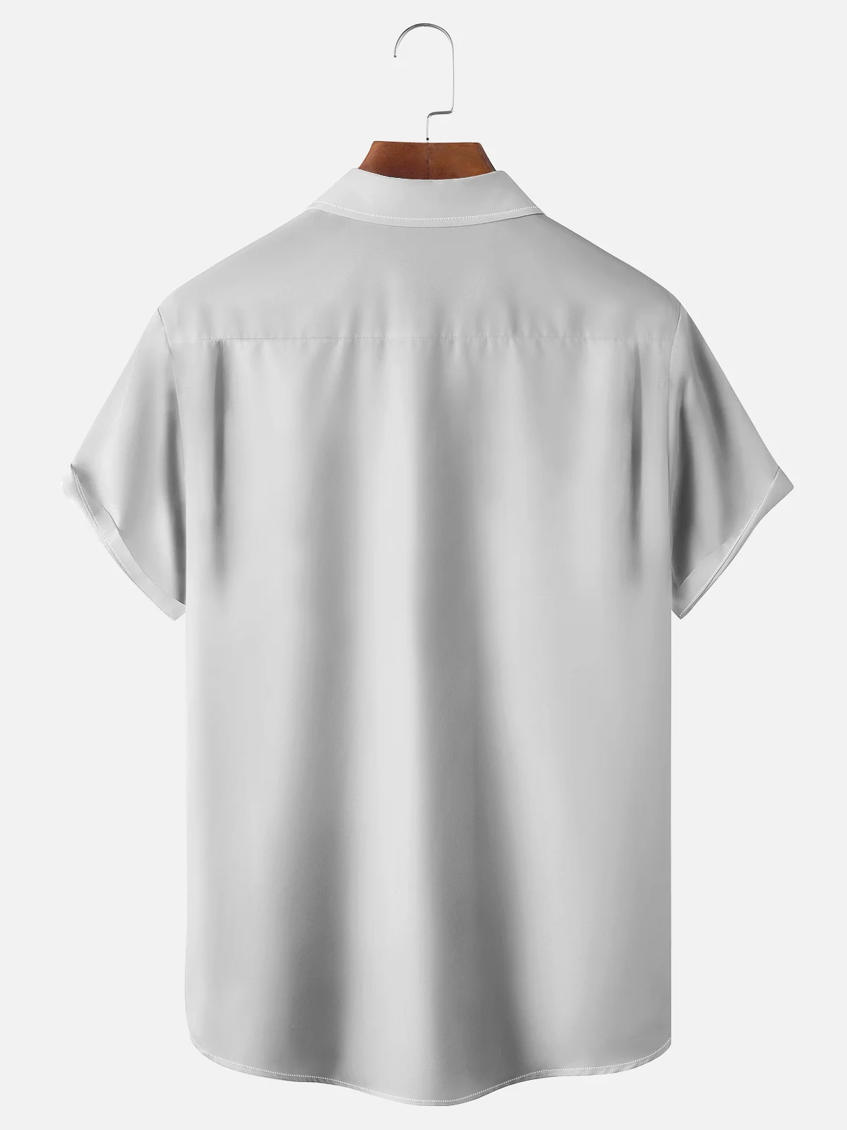 Moisture-wicking Retro Girl Cocktail Fun Chest Pocket Bowling Shirt