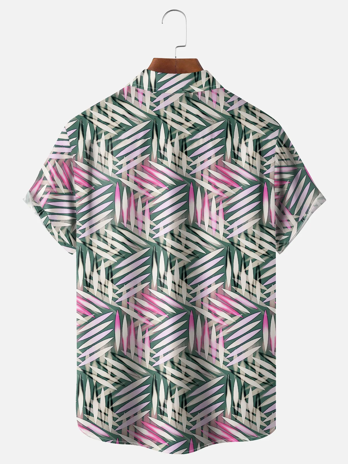 Moisture Wicking Tropical Hawaii Vacation Trump Chest Pocket Hawaii Shirt