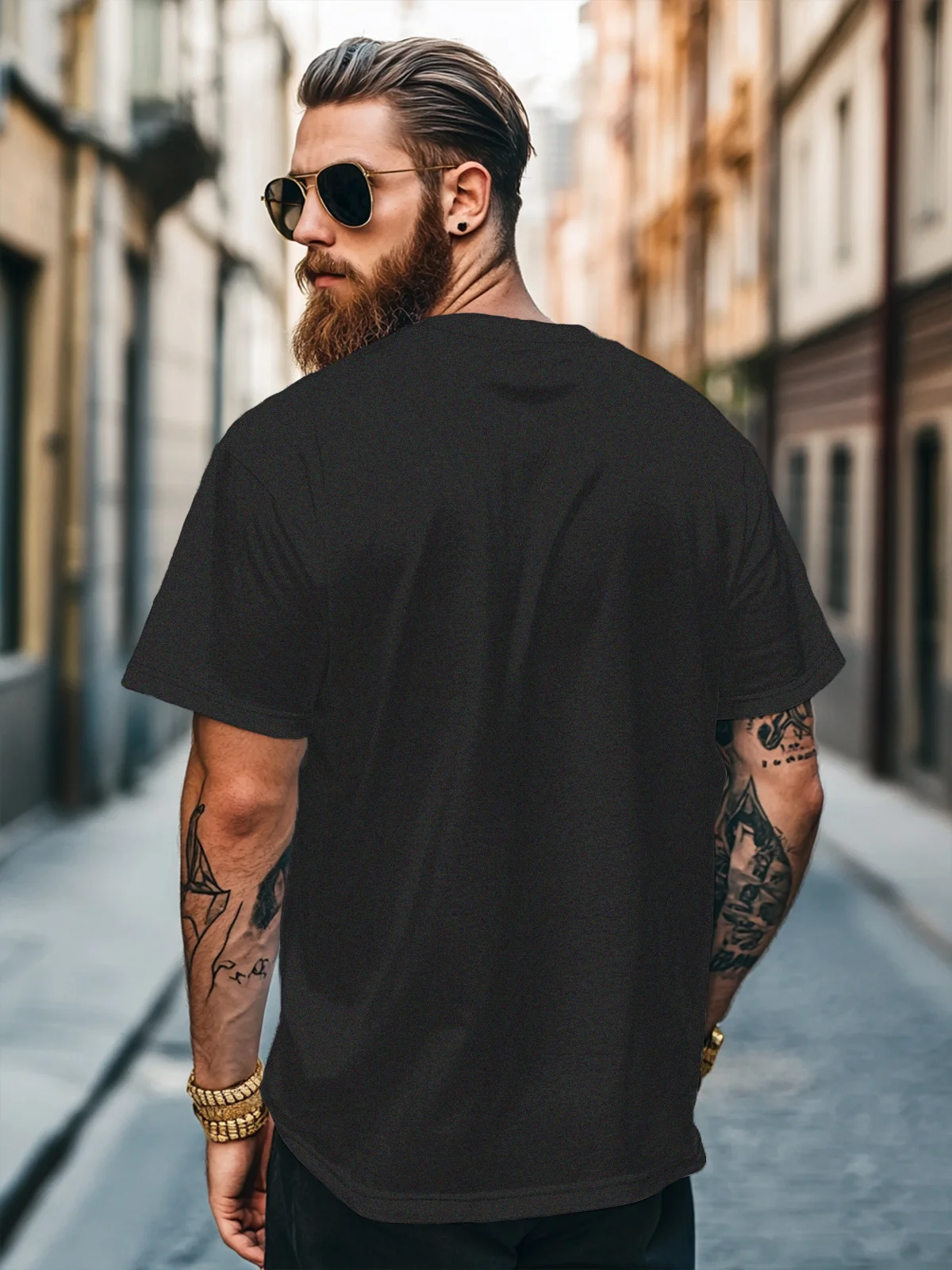 Hardaddy x Walmazan Men's Fun Mexican Art Skull Fitted T-shirts