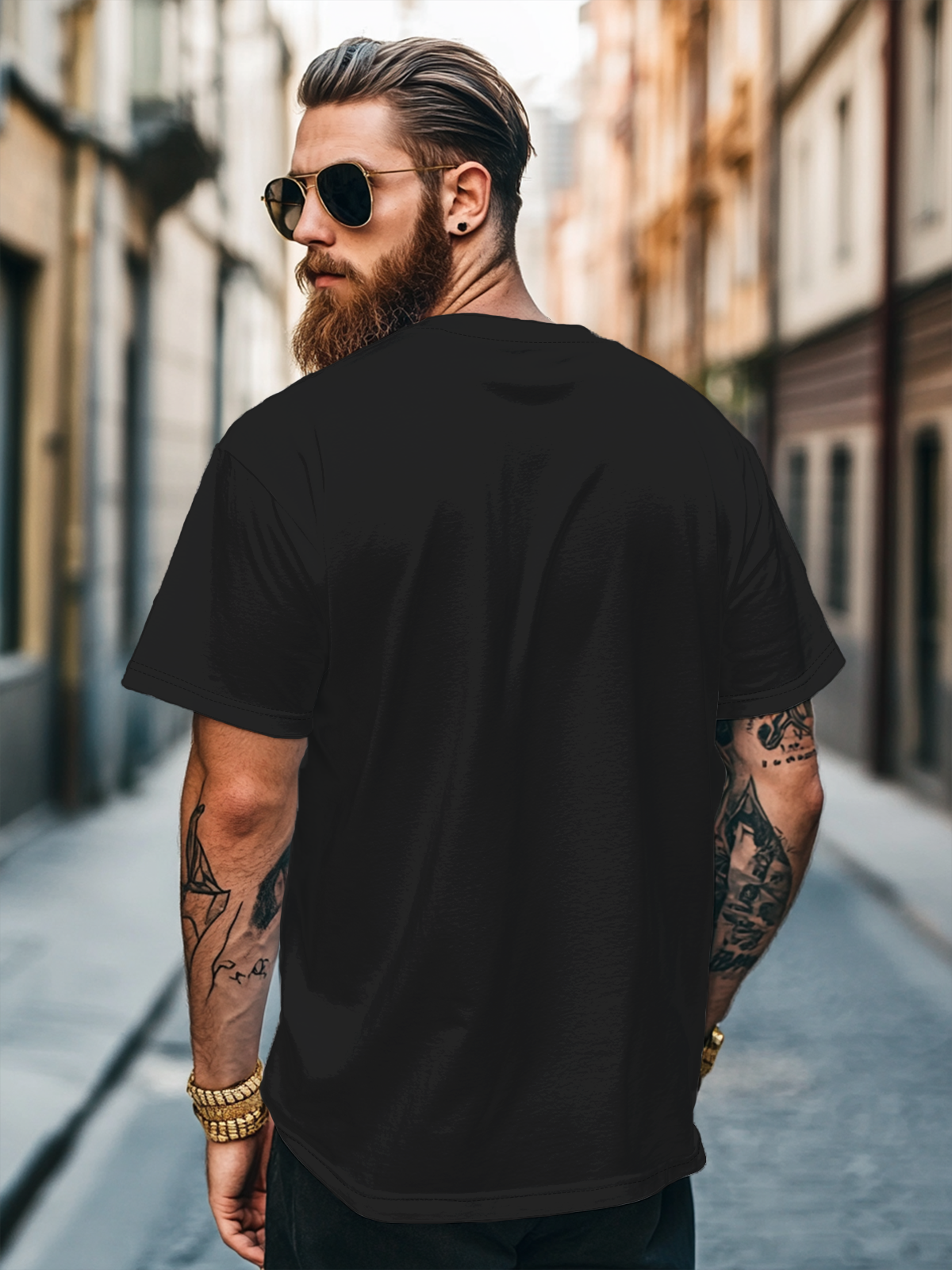 Hardaddy x Hardaddy x Coffee Man Men's Fun Art Variety Duck Fitted T-shirts