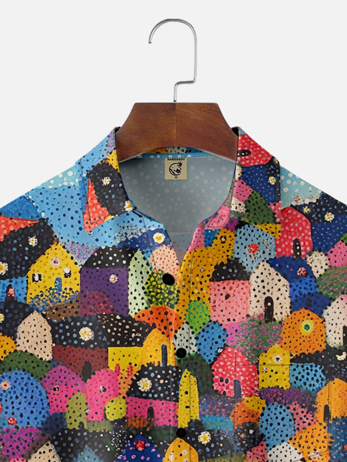 Hardaddy X Neika Moisture-wicking Landscape Forest Chest Pocket Hawaiian Shirt