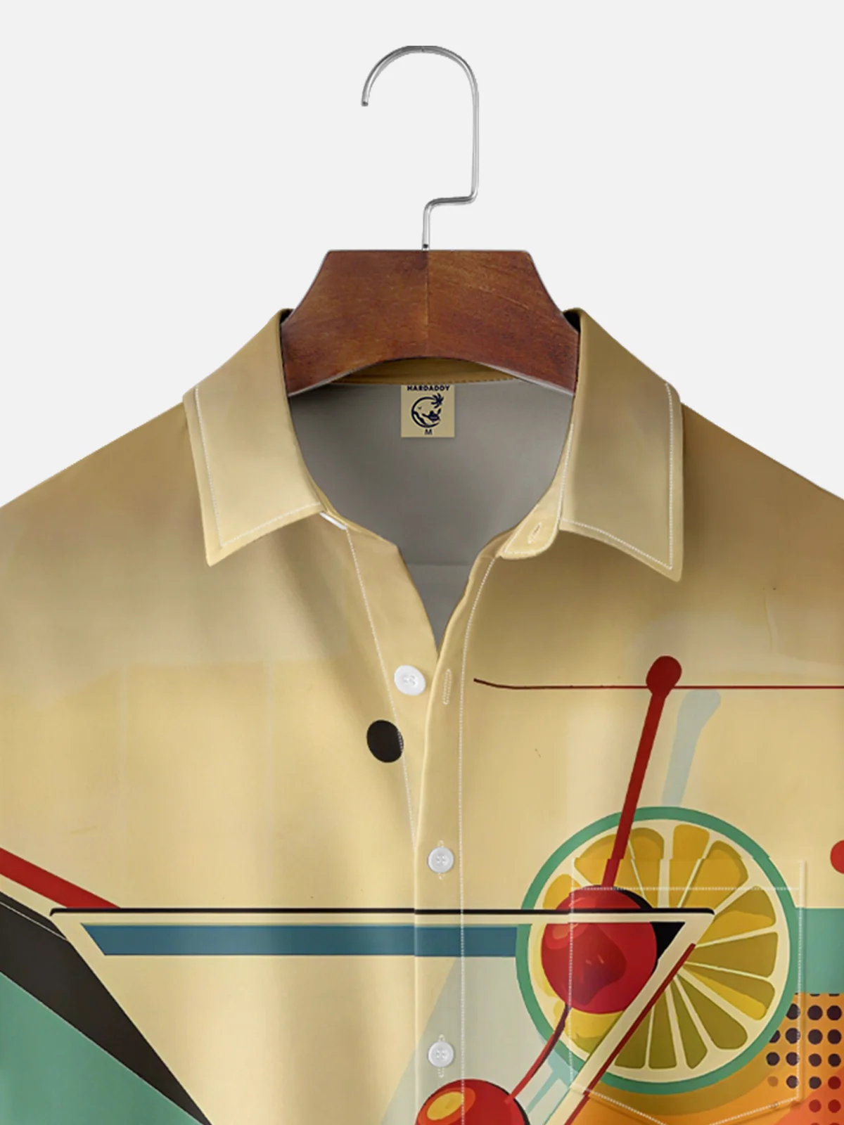 Moisture Wicking Vintage Cocktail Chest Pocket Hawaiian Shirt