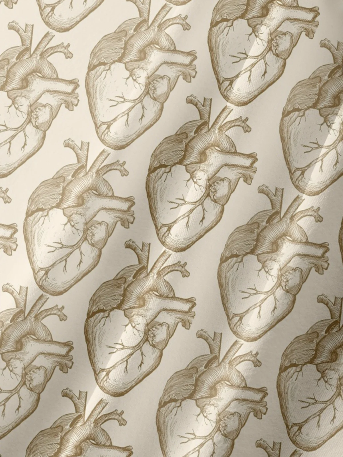 Hardaddy x Stephen Wade Moisture Wicking Human Heart Art Chest Pocket Hawaiian Shirt