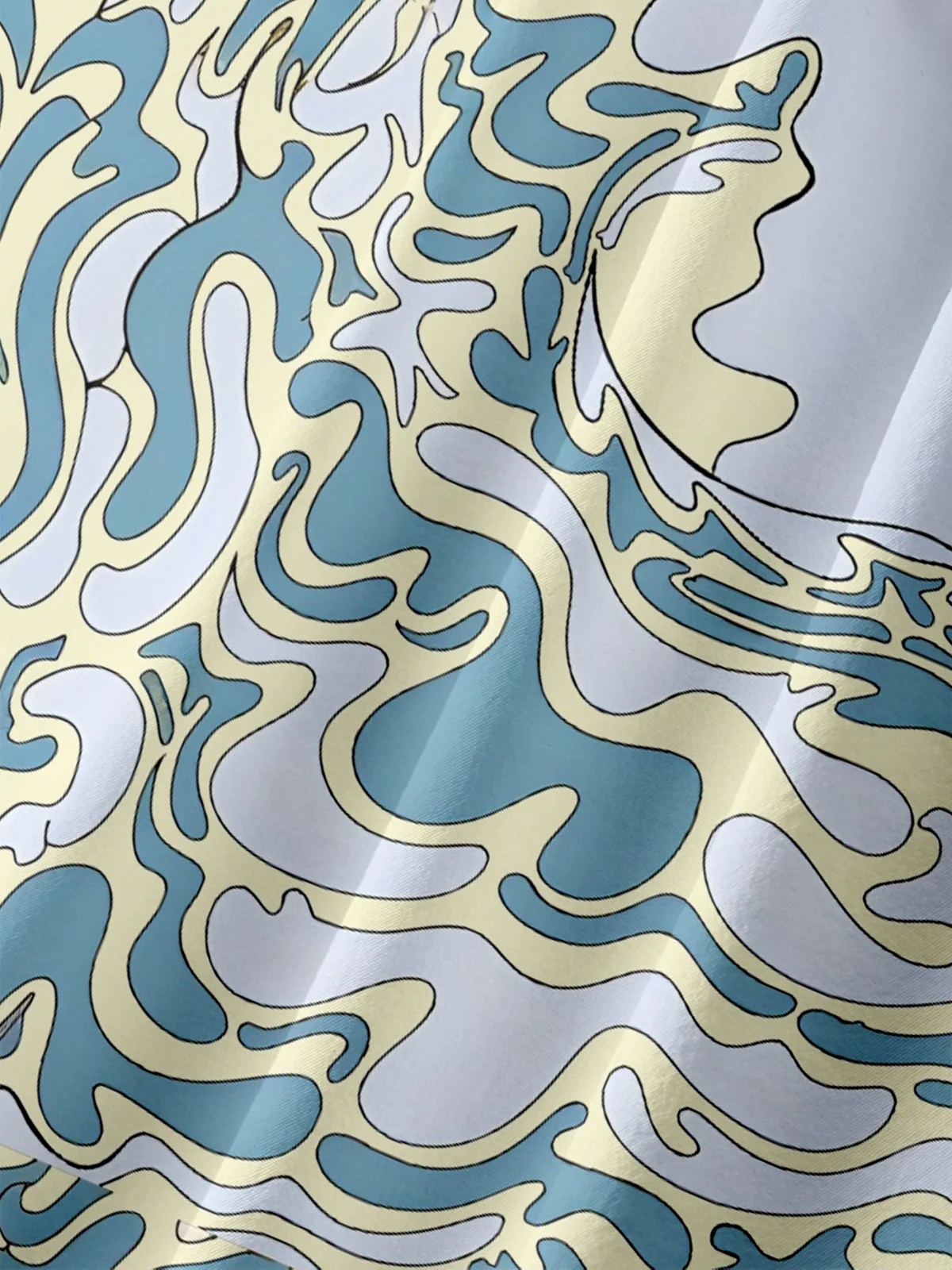 Hardaddy x Stephen Wade Moisture Wicking Beach Fun Lettering Chest Pocket Hawaiian Shirt