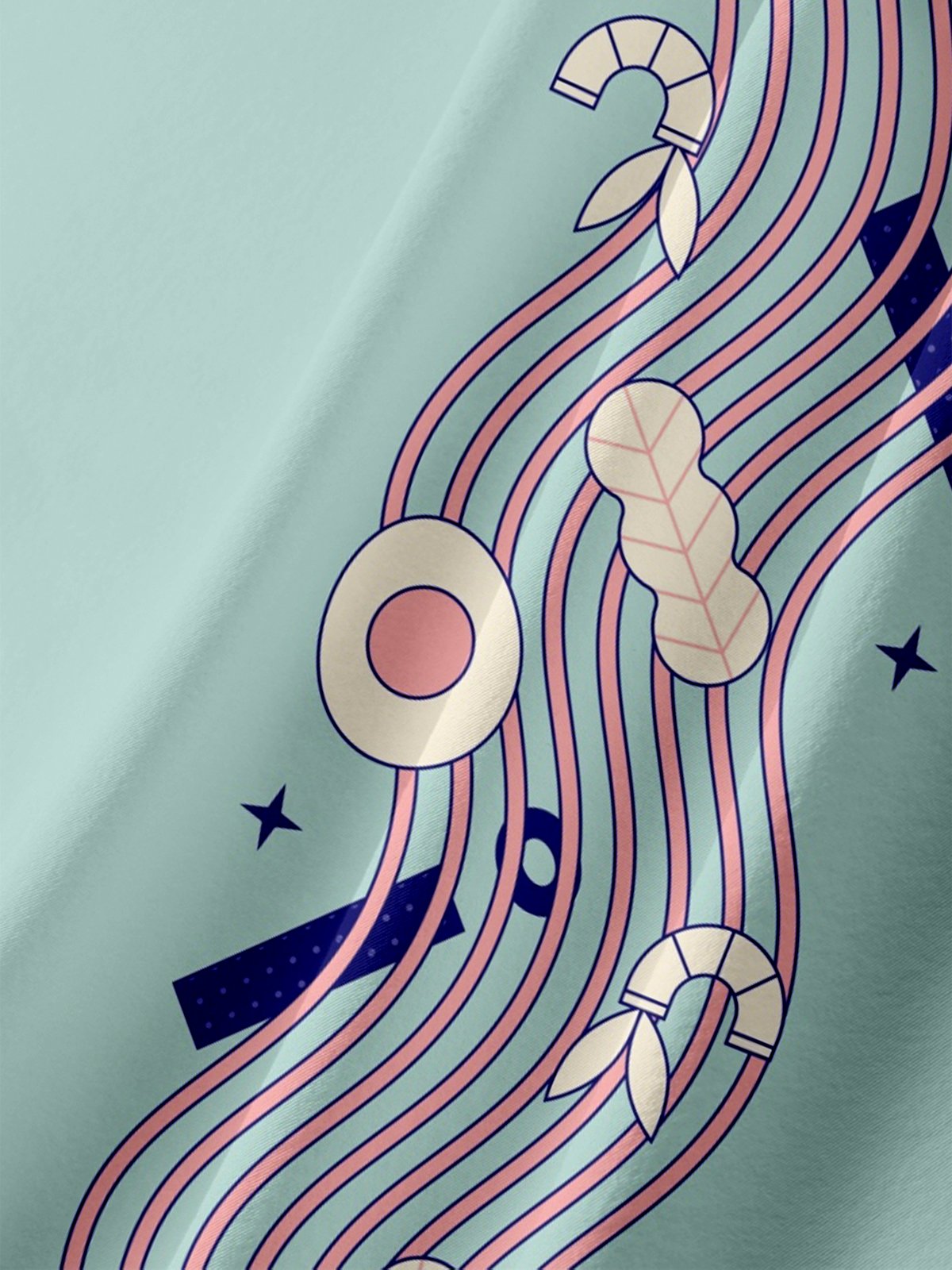 Hardaddy x Stephen Wade Moisture Wicking Japanese Culture Food Chest Pocket Bowling Shirt