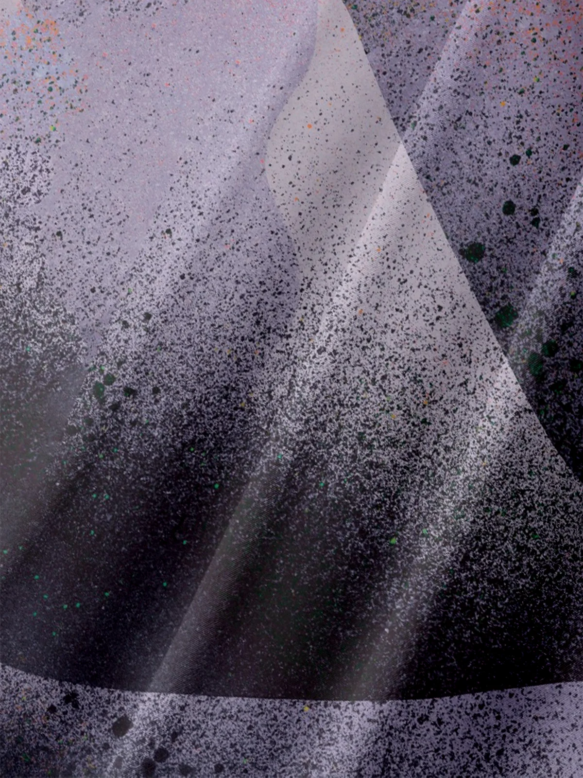 Hardaddy x Stephen Wade Moisture Wicking Universe Gradient Color Block Chest Pocket Hawaiian Shirt