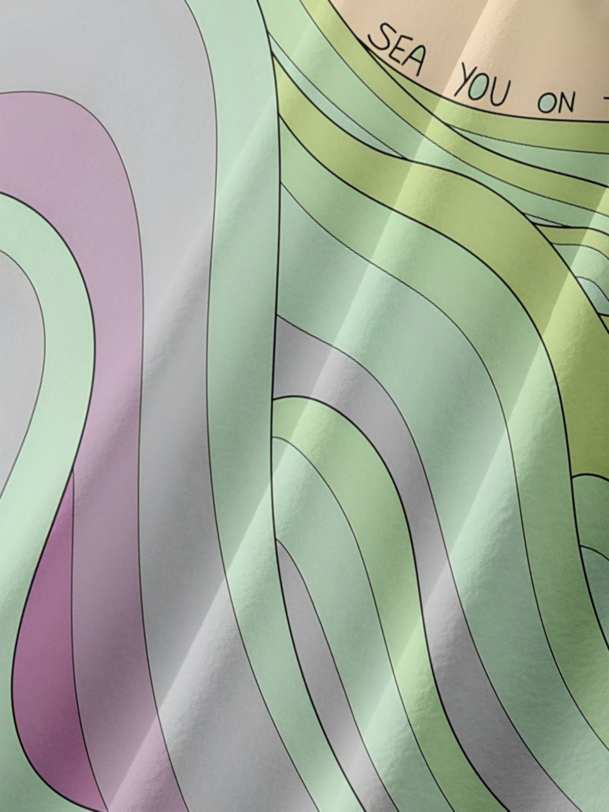 Hardaddy x Stephen Wade Moisture Wicking Beach Landscape Surf Chest Pocket Hawaiian Shirt