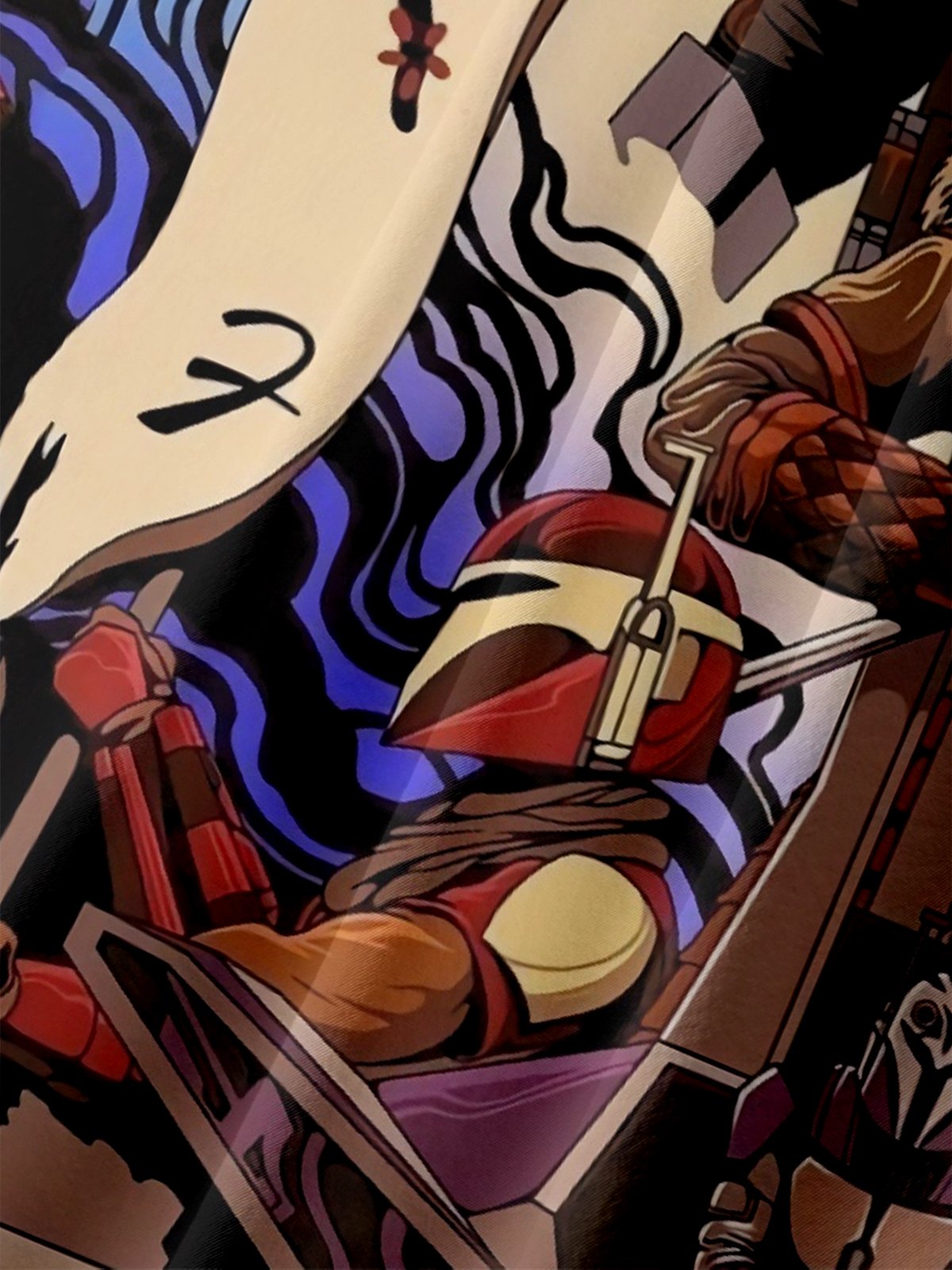 Moisture-wicking Star Universe Chest Pocket Casual Shirt