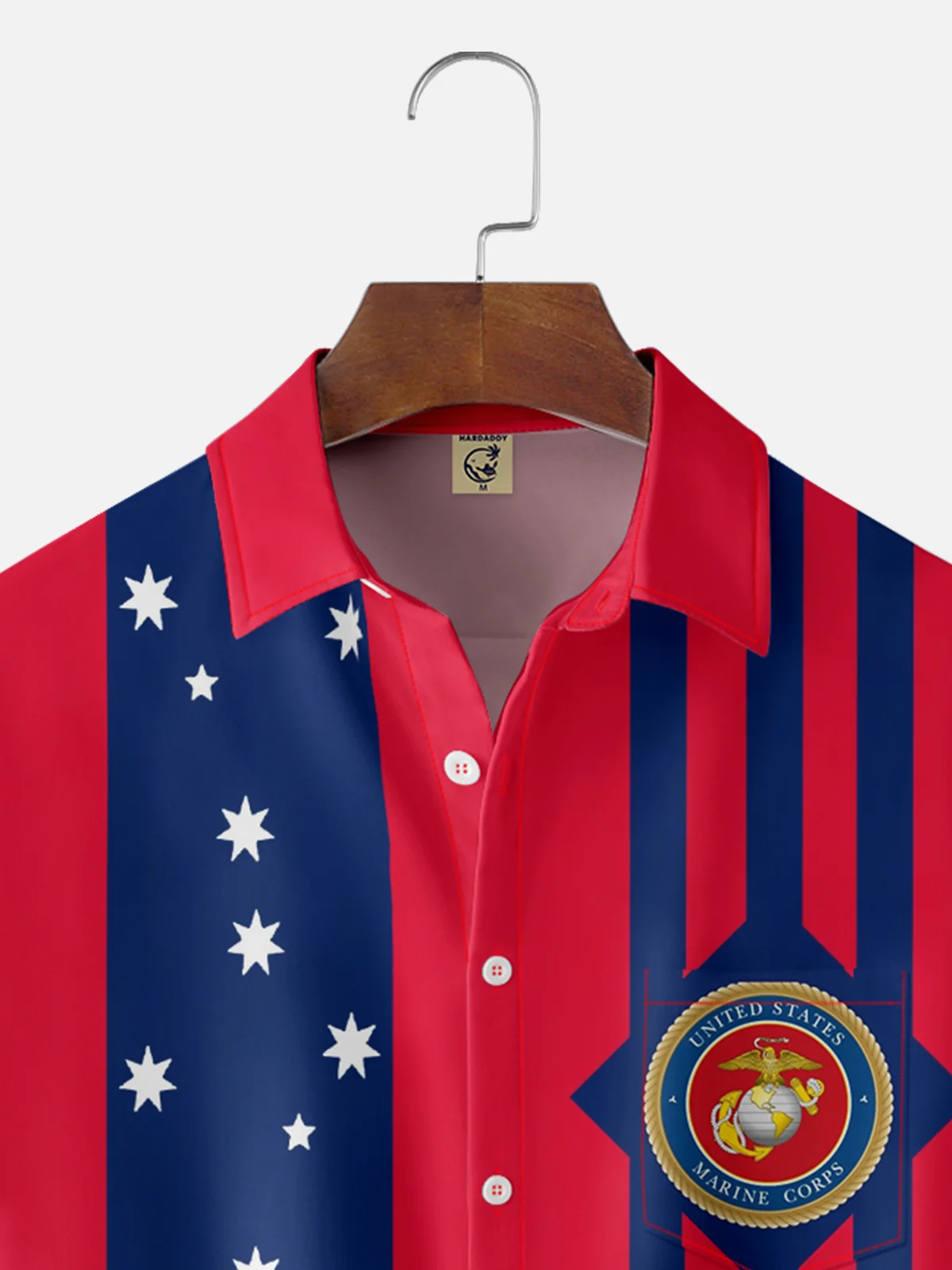 Moisture-wicking U.S. Marine Corps Chest Pocket Bowling Shirt