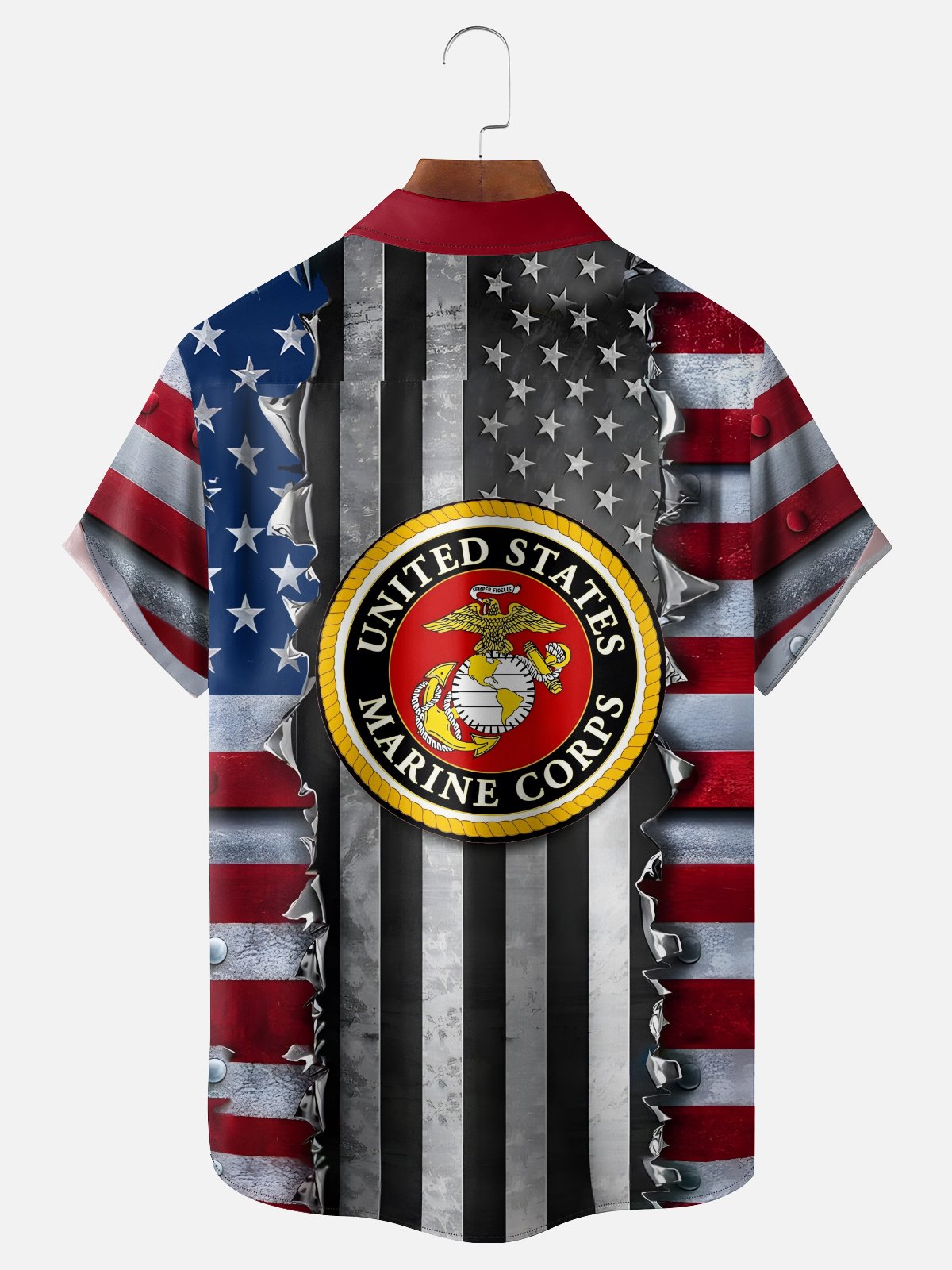 Moisture-wicking U.S. Marine Corps Chest Pocket Casual Shirt