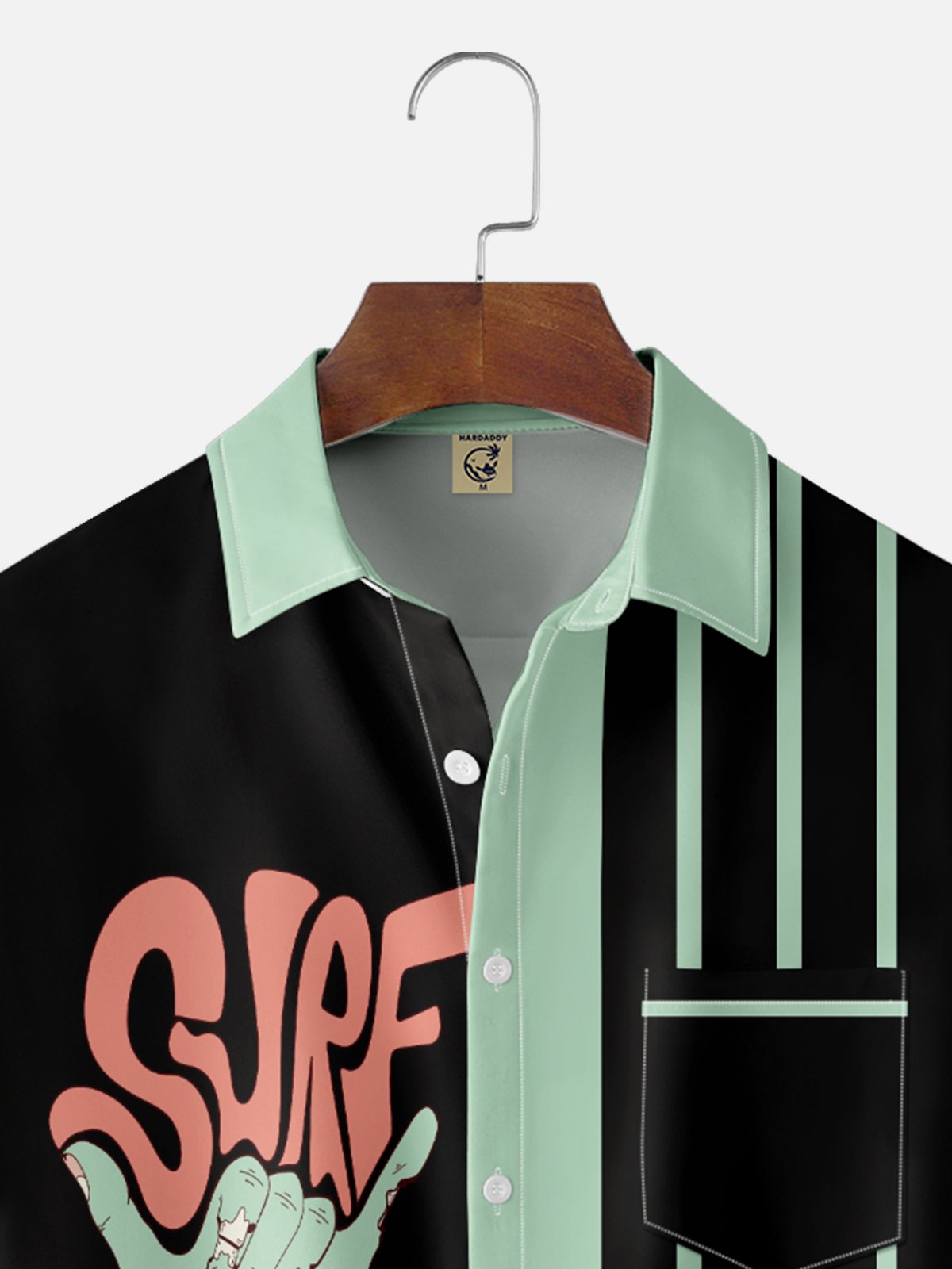 Hardaddy x Stephen Wade Moisture-Wicking Lettering Chest Pocket Hawaiian Shirt