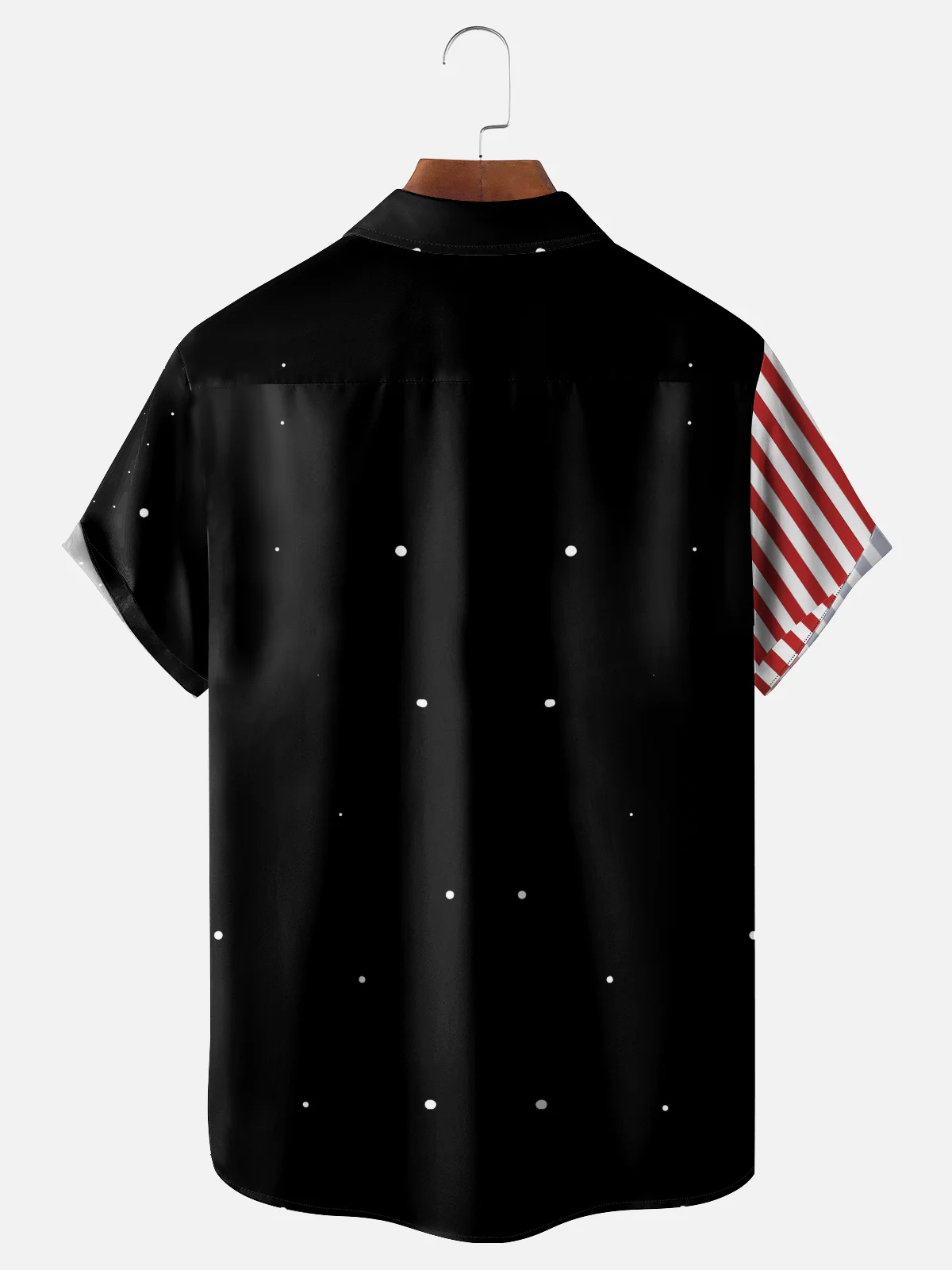 Hardaddy x Stephen Wade Moisture Wicking American Flag Eagle Astronaut Chest Pocket Hawaiian Shirt