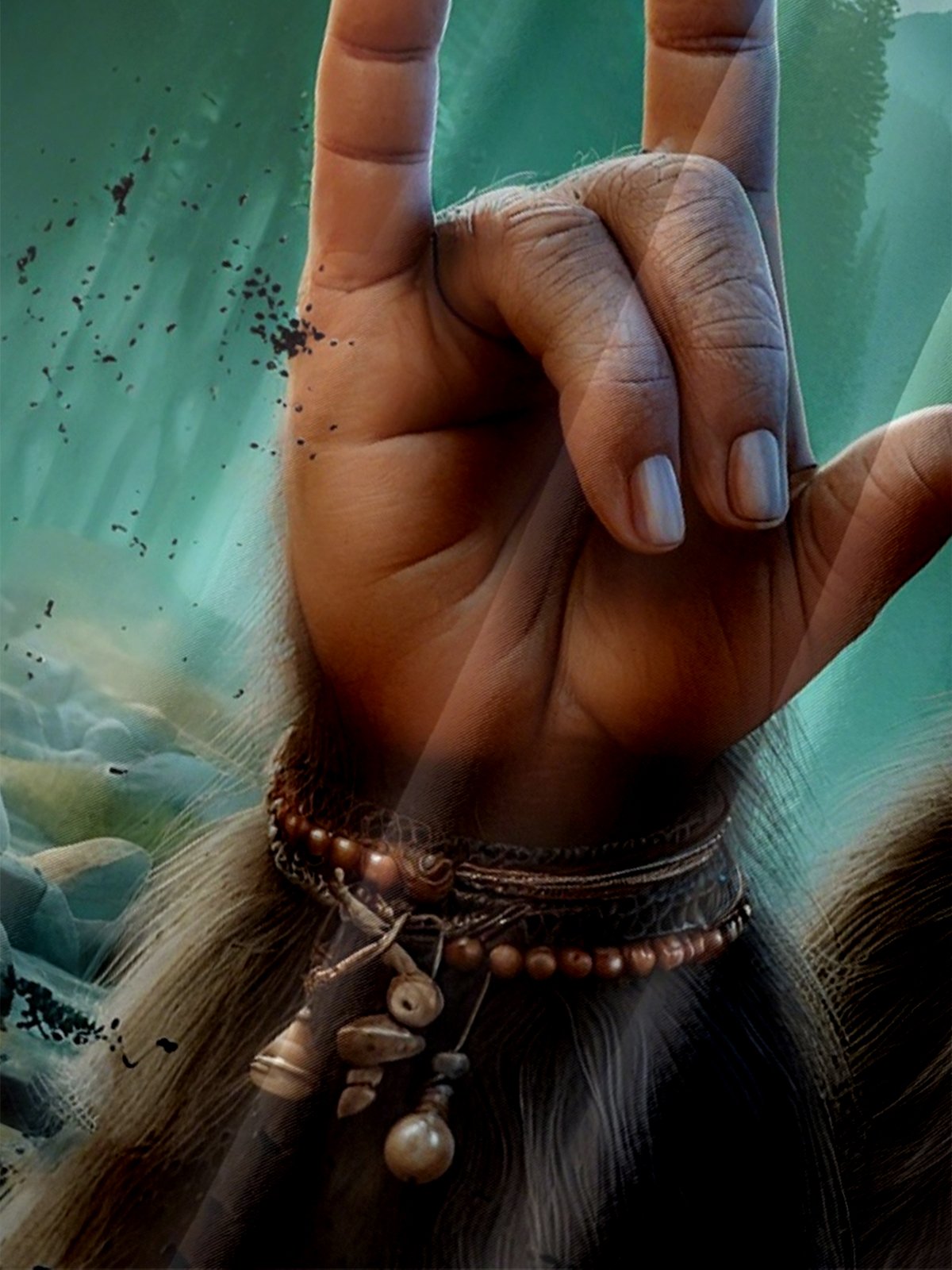 Moisture-wicking Bigfoot and UFO Chest Pocket Casual Shirt