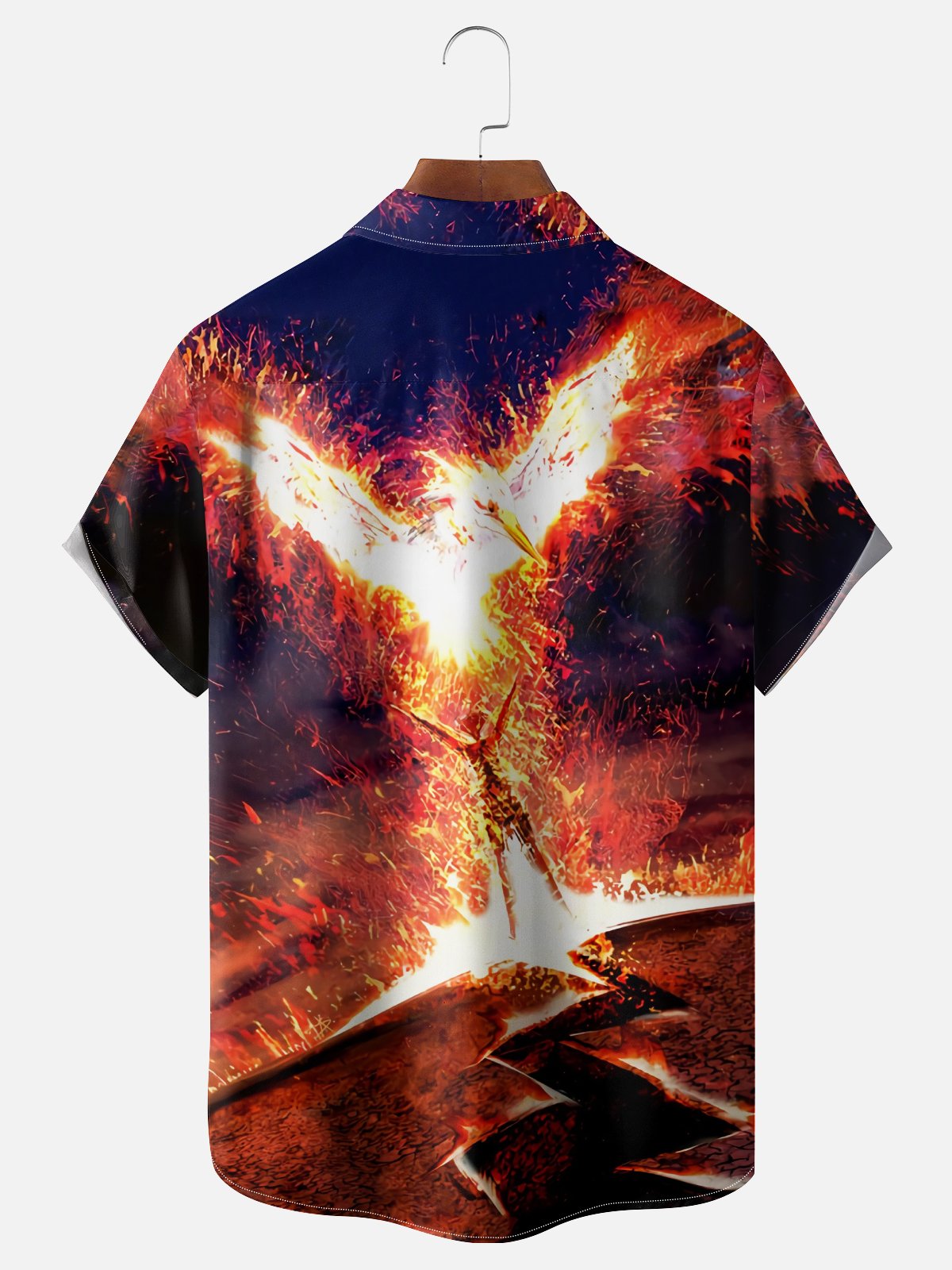 Moisture-wicking Burning Man Festival Chest Pocket Casual Shirt