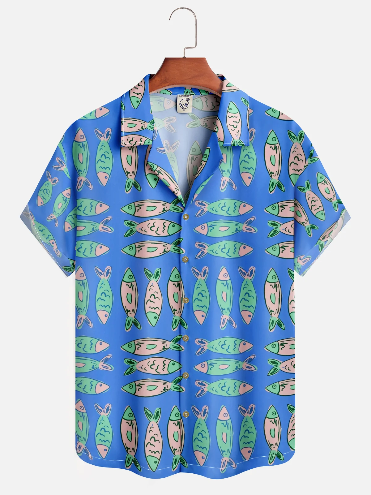 Moisture-wicking Sardine Fish Rosert Camp Shirt