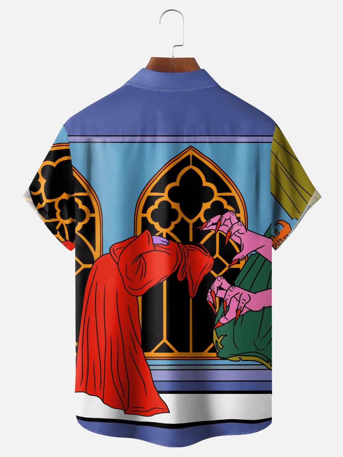 Hardaddy X Motel Gemini Moisture-wicking Ghost Chest Pocket Hawaiian Shirt