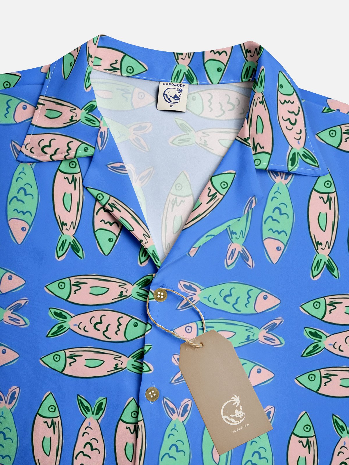 Moisture-wicking Sardine Fish Rosert Camp Shirt