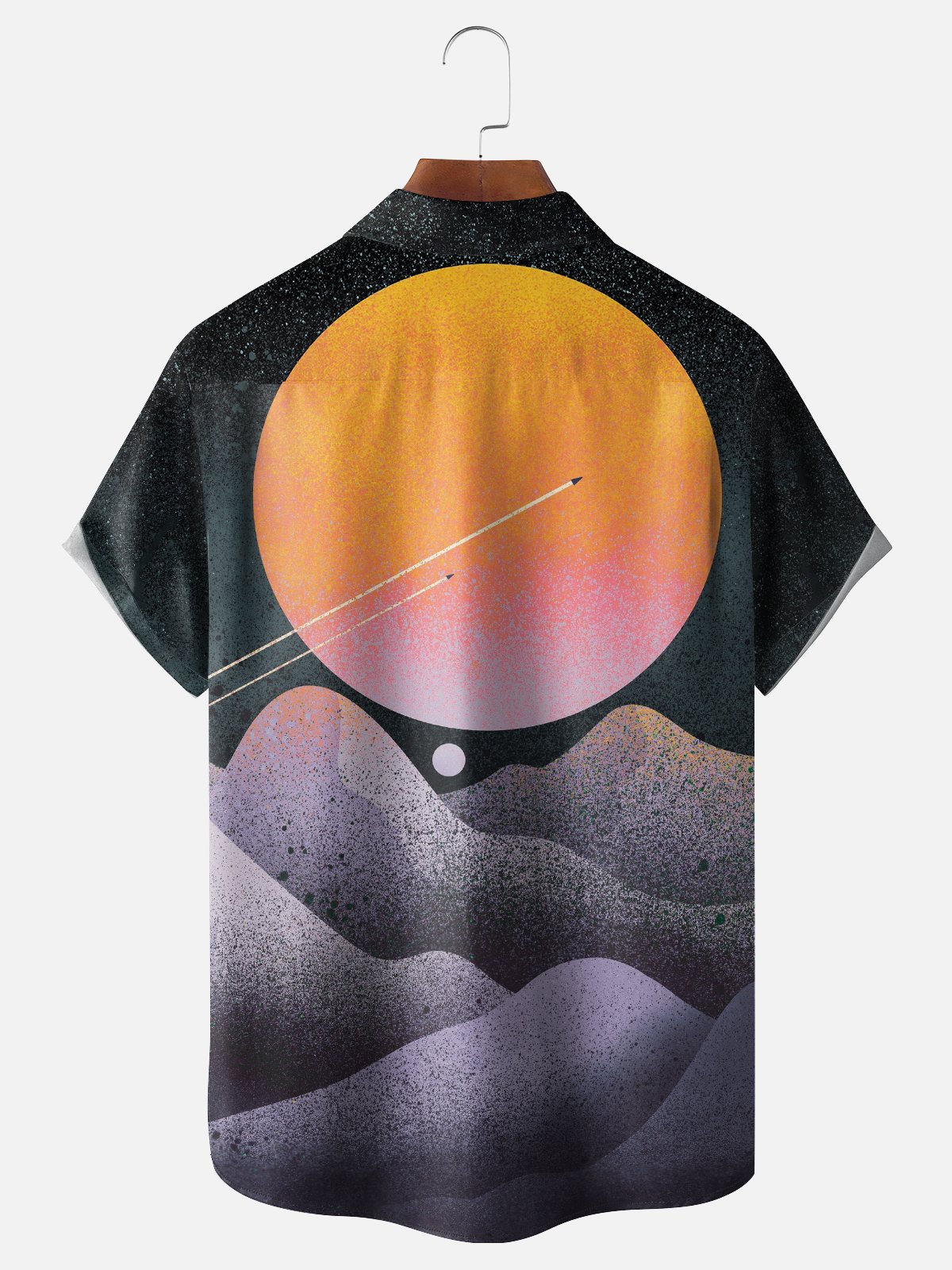 Hardaddy X Stephen Wade Moisture Wicking Guitar Music Bigfoot Chest Pocket Hawaiian Shirt