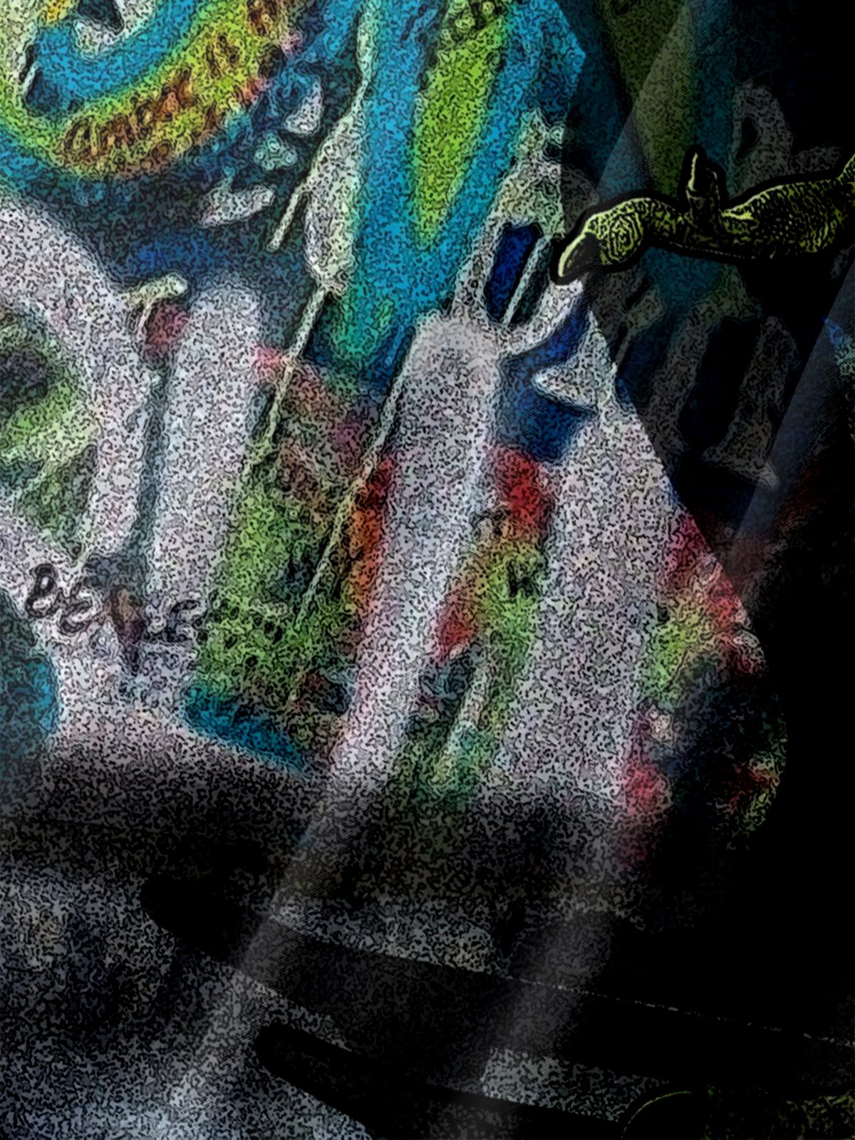 Hardaddy X Valentina Bjekovic Moisture Wicking Dinosaur Chest Pocket Hawaiian Shirt