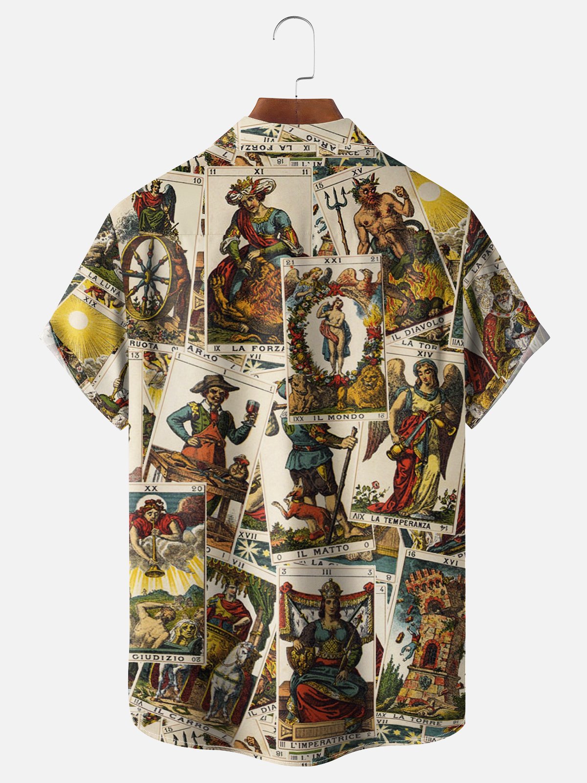 Hardaddy X Valentina Bjekovic Moisture-wicking Religious Painting Chest Pocket Casual Shirt