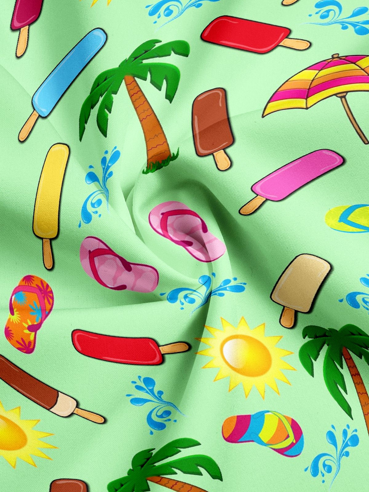 Hardaddy X Valentina Bjekovic Moisture-wicking Beach Palm Camp Shirt