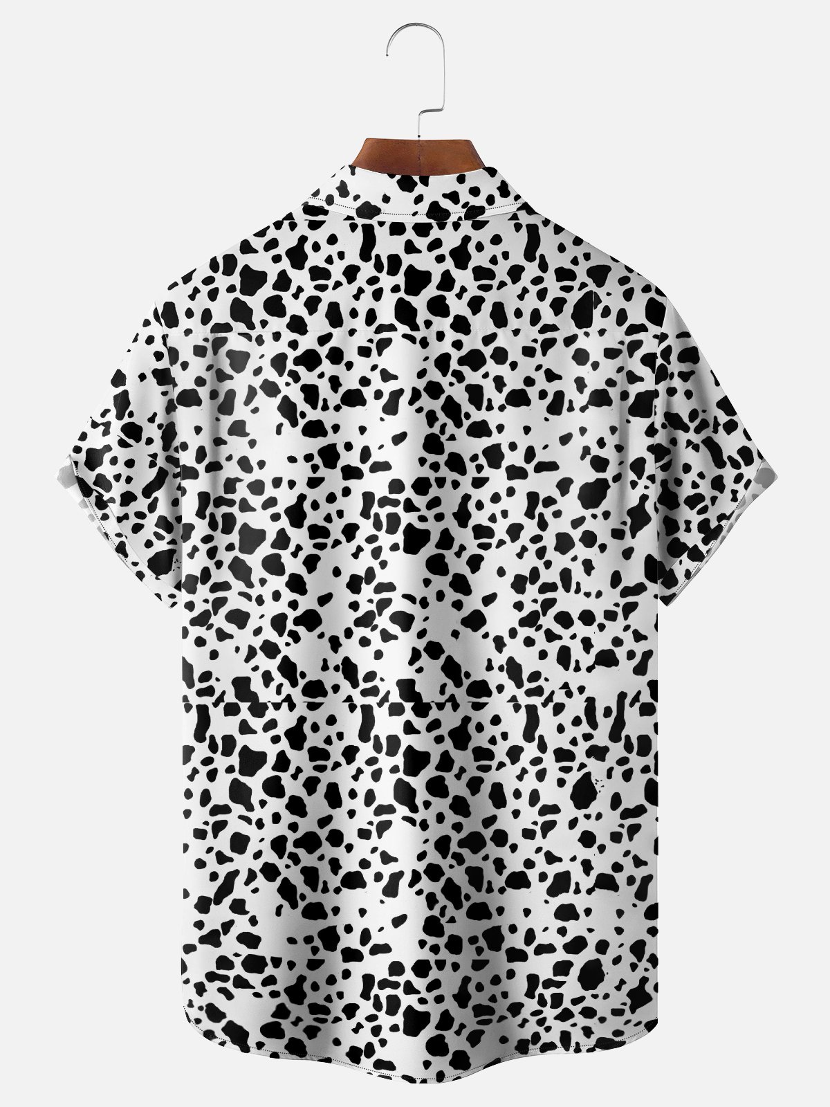 Hardaddy X Valentina Bjekovic Moisture Wicking Dalmatian Chest Pocket Bowling Shirt