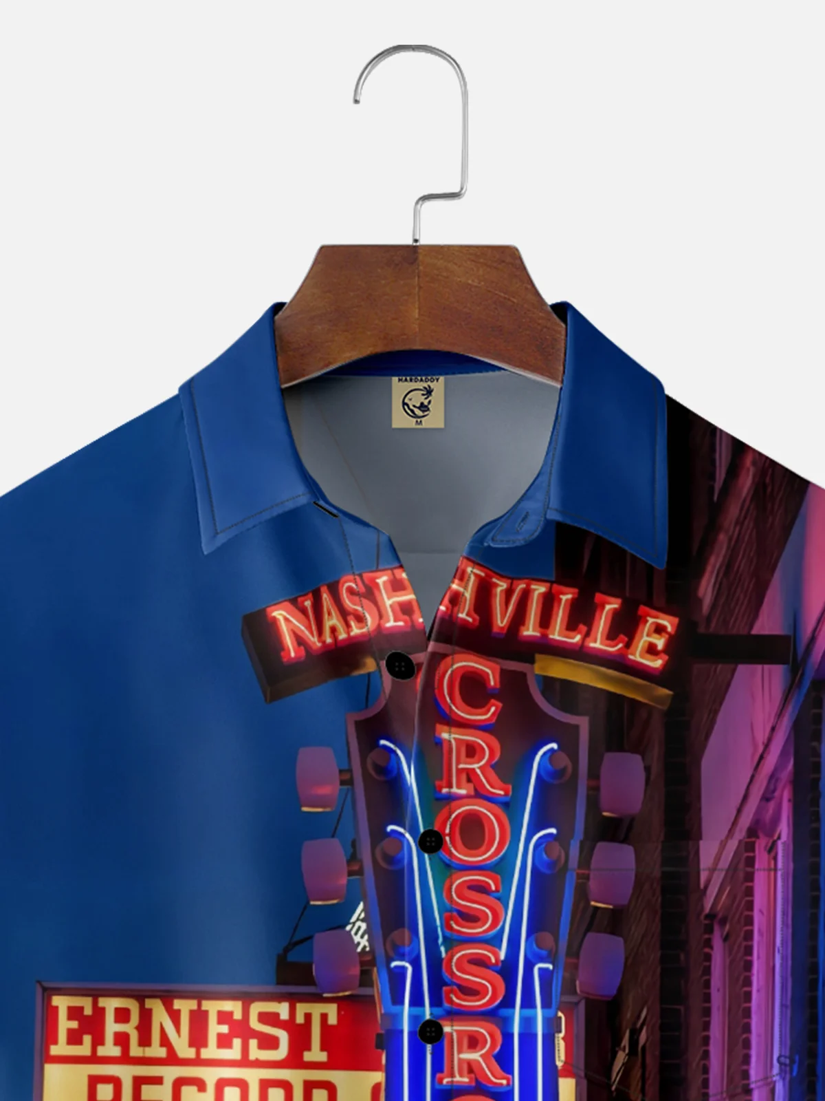Moisture-wicking Nashville Music Festival Chest Pocket Casual Shirt