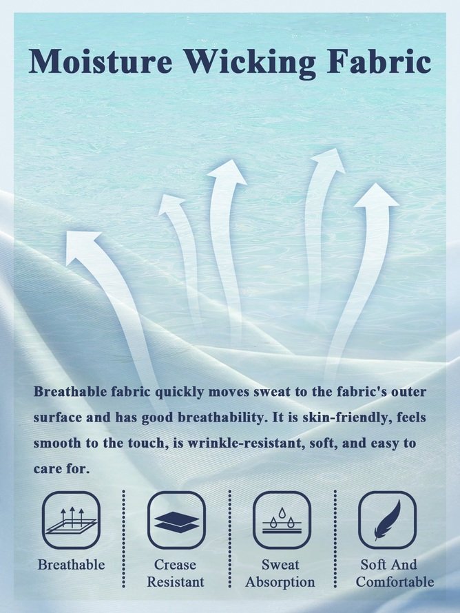 Moisture Wicking Coconut Tree Botanical Chest Pocket Hawaiian Shirt