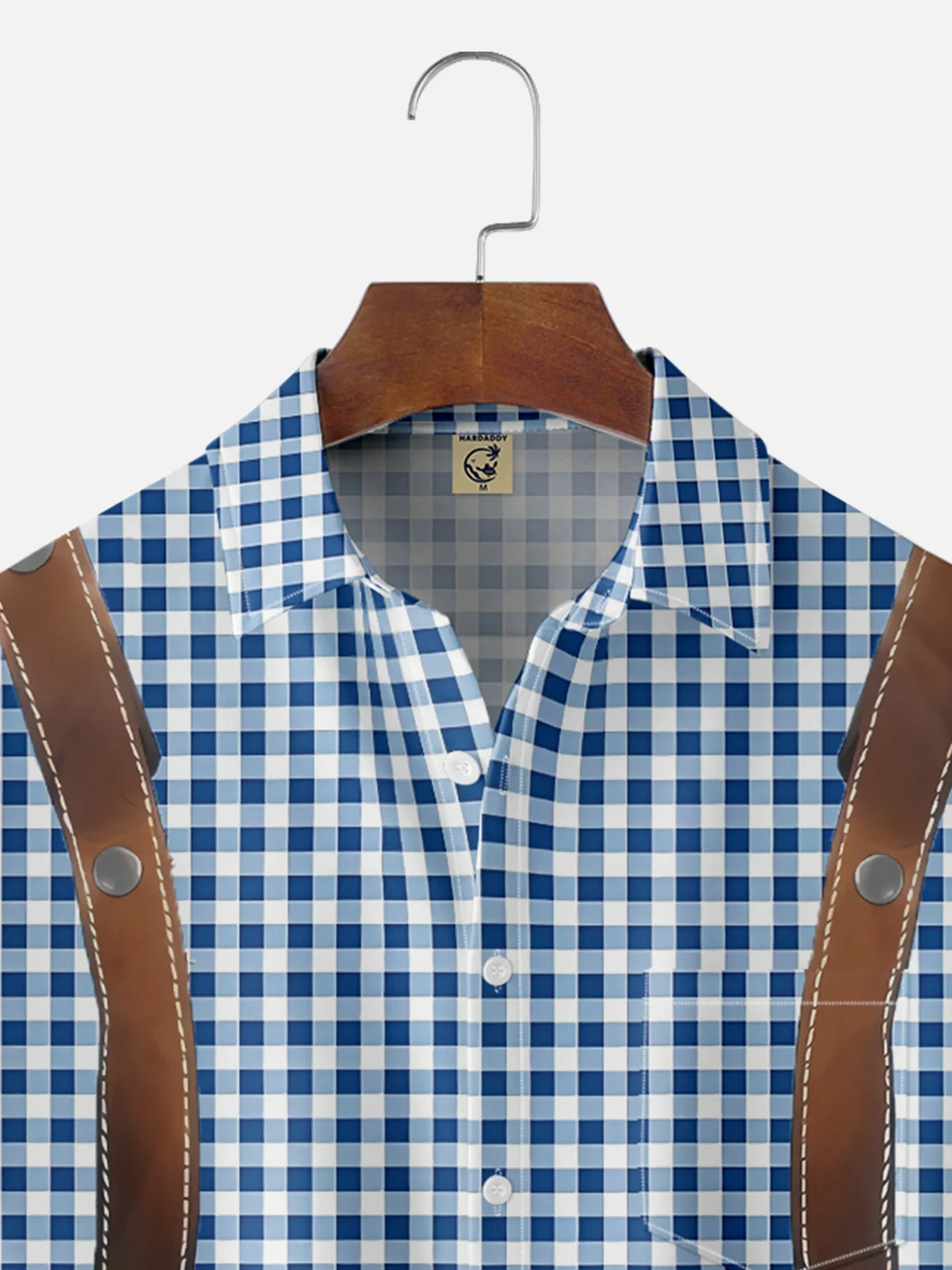 Moisture-wicking Oktoberfest Fun Bartender Beer Clothes Chest Pocket Casual Shirt