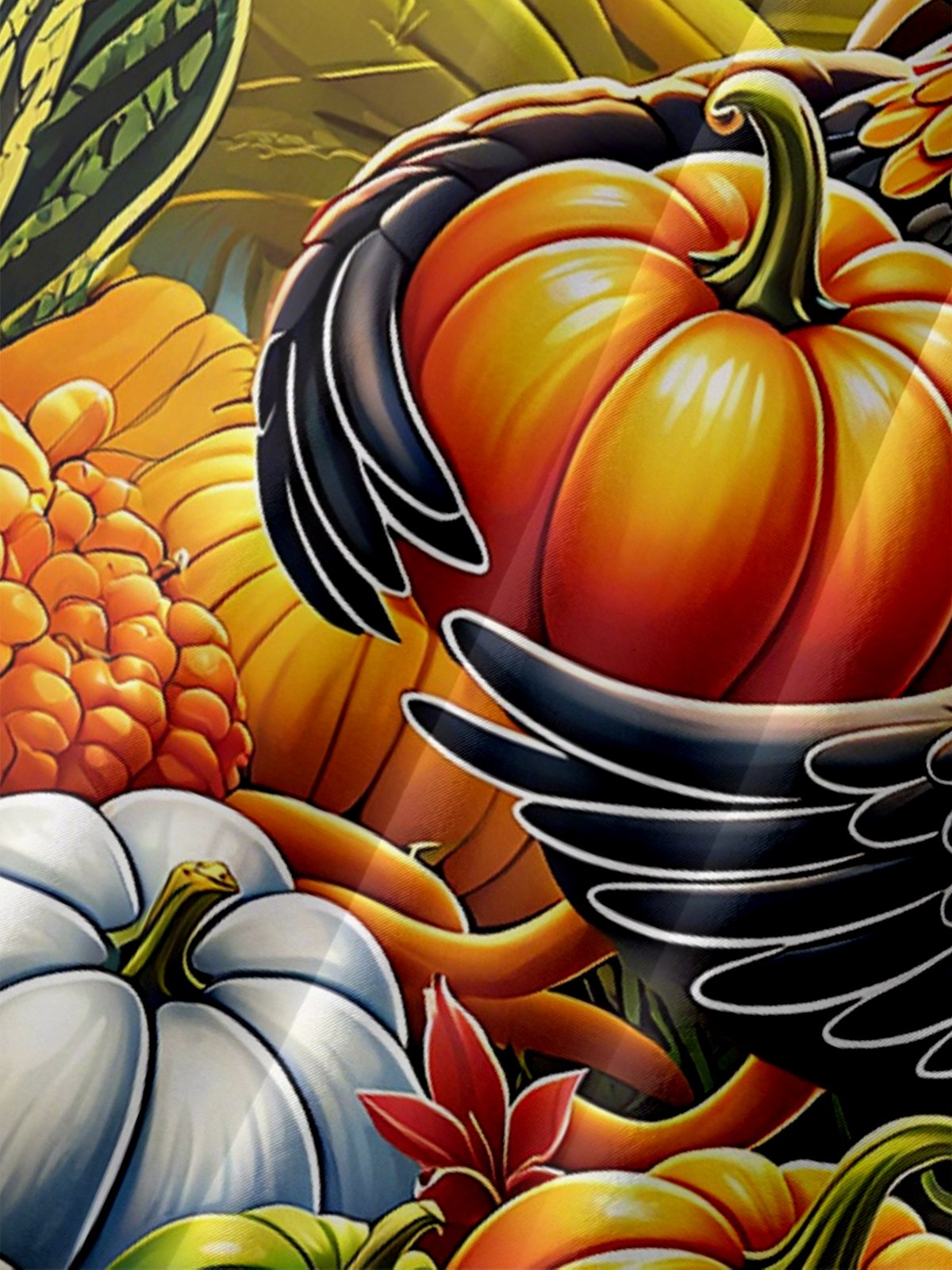 Moisture Wicking Thanksgiving Turkey Breast Pocket Hawaiian Shirt