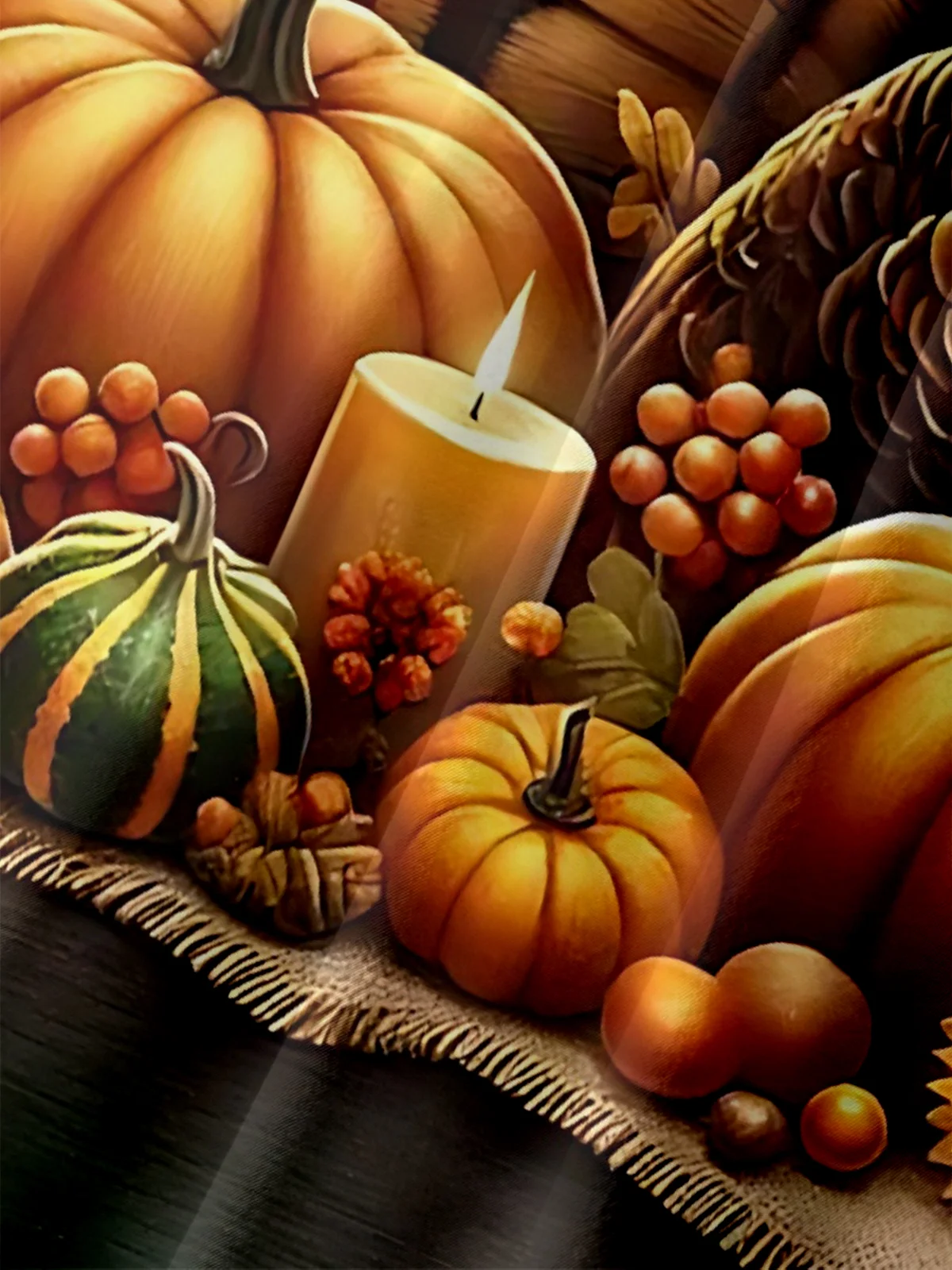 Moisture Wicking Thanksgiving Turkey Chest Pocket Hawaiian Shirt