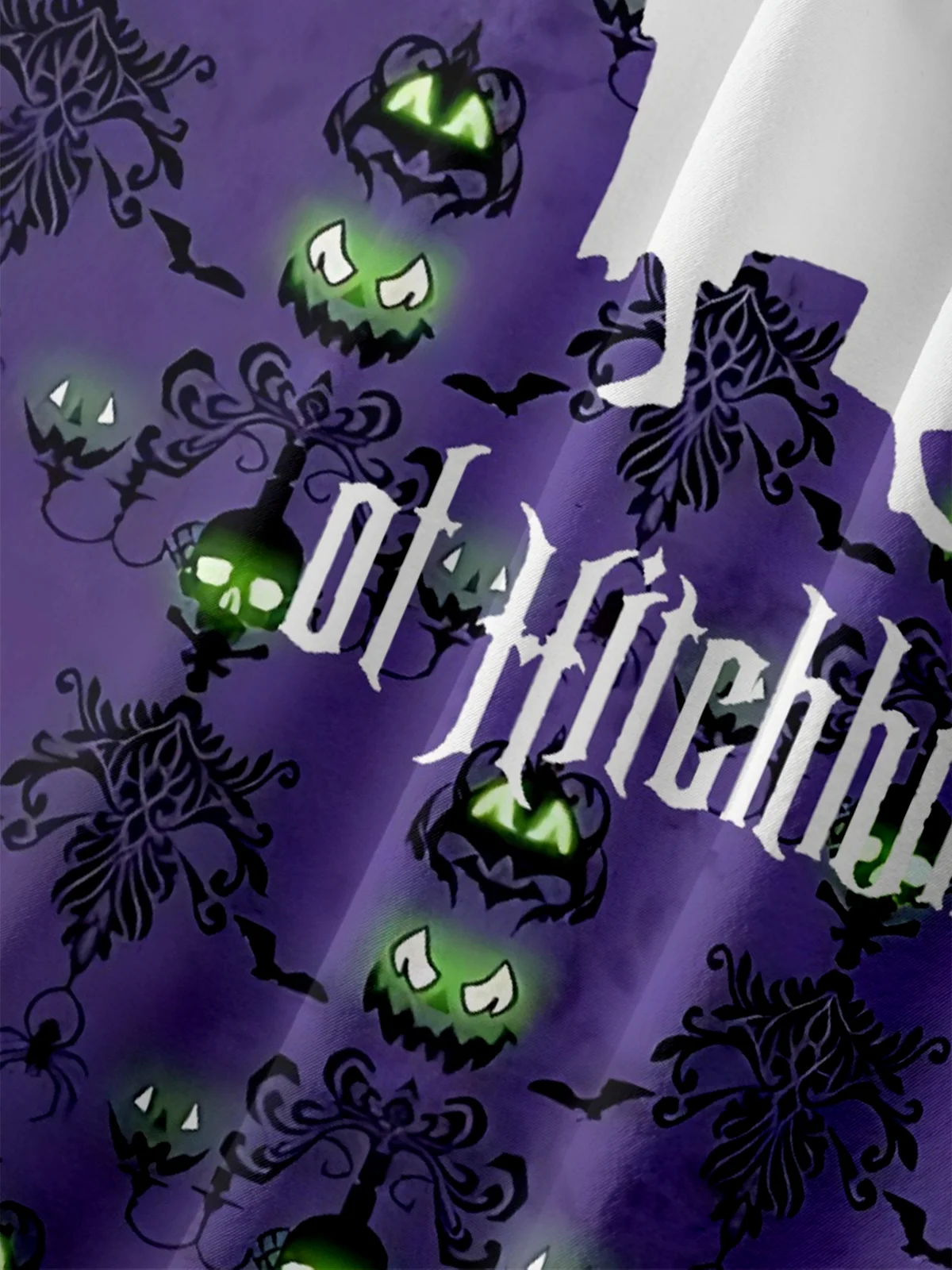 Moisture-wicking Halloween Ghost Chest Pocket Casual Shirt