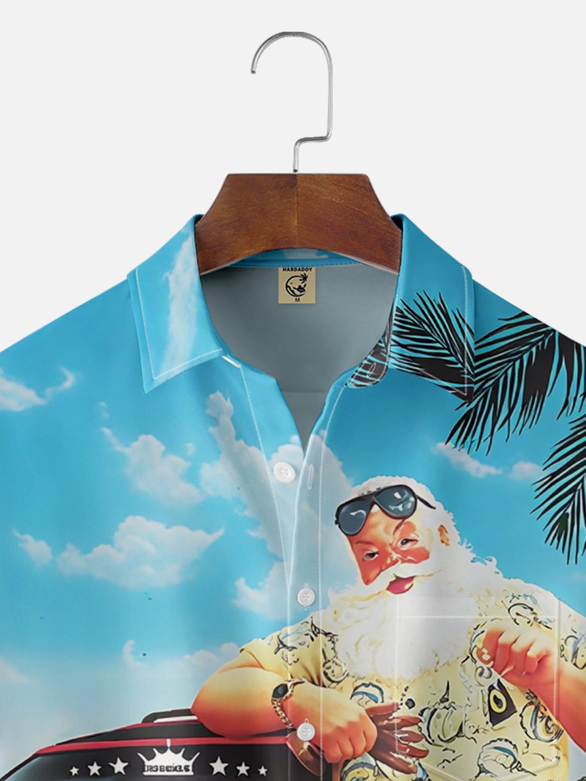 Moisture Wicking Old Men's Club Founder Chest Pocket Hawaiian Shirt