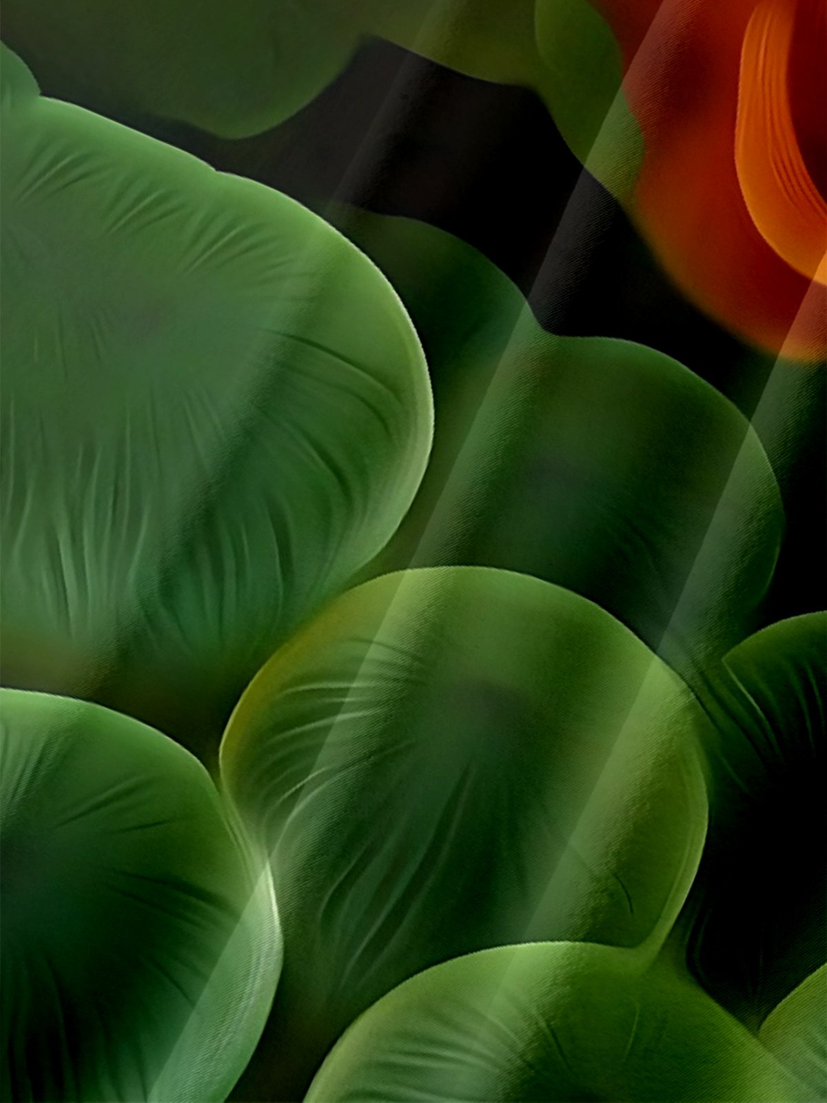 Moisture-wicking Coral Reef Clownfish Art Chest Pocket Hawaiian Shirt