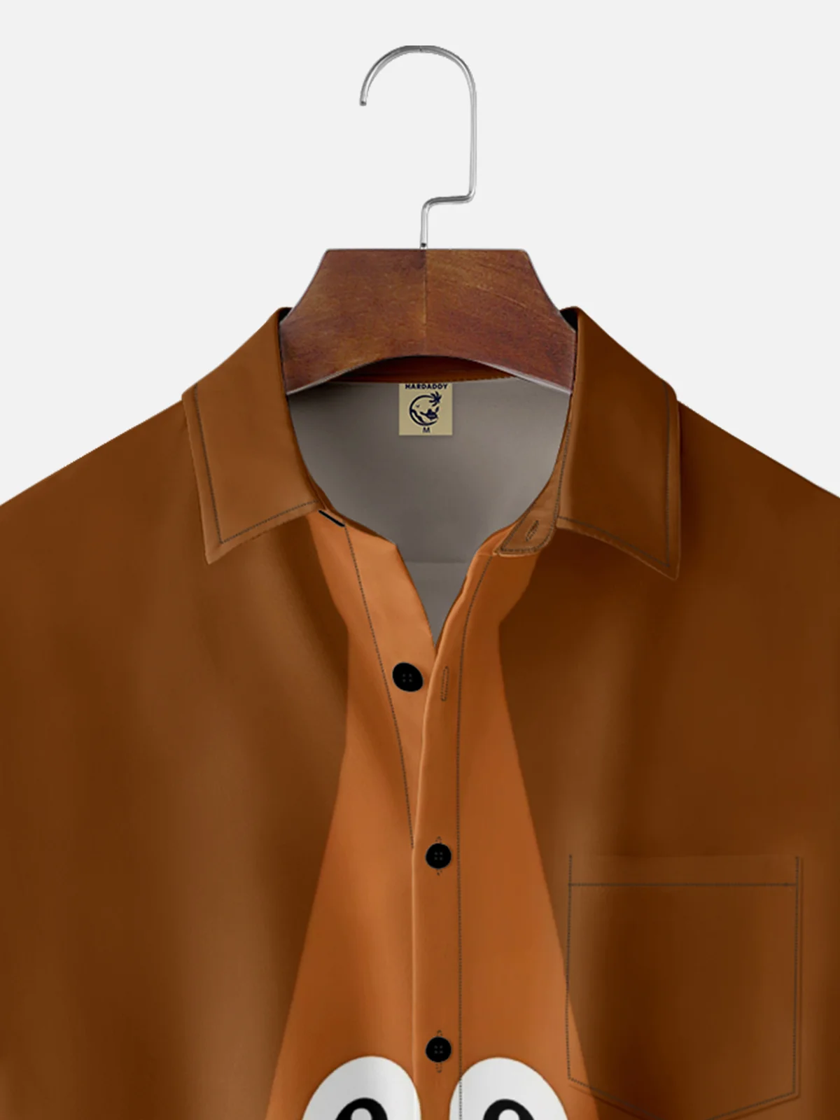 Moisture-wicking Thanksgiving Turkey Chest Pocket Casual Shirt