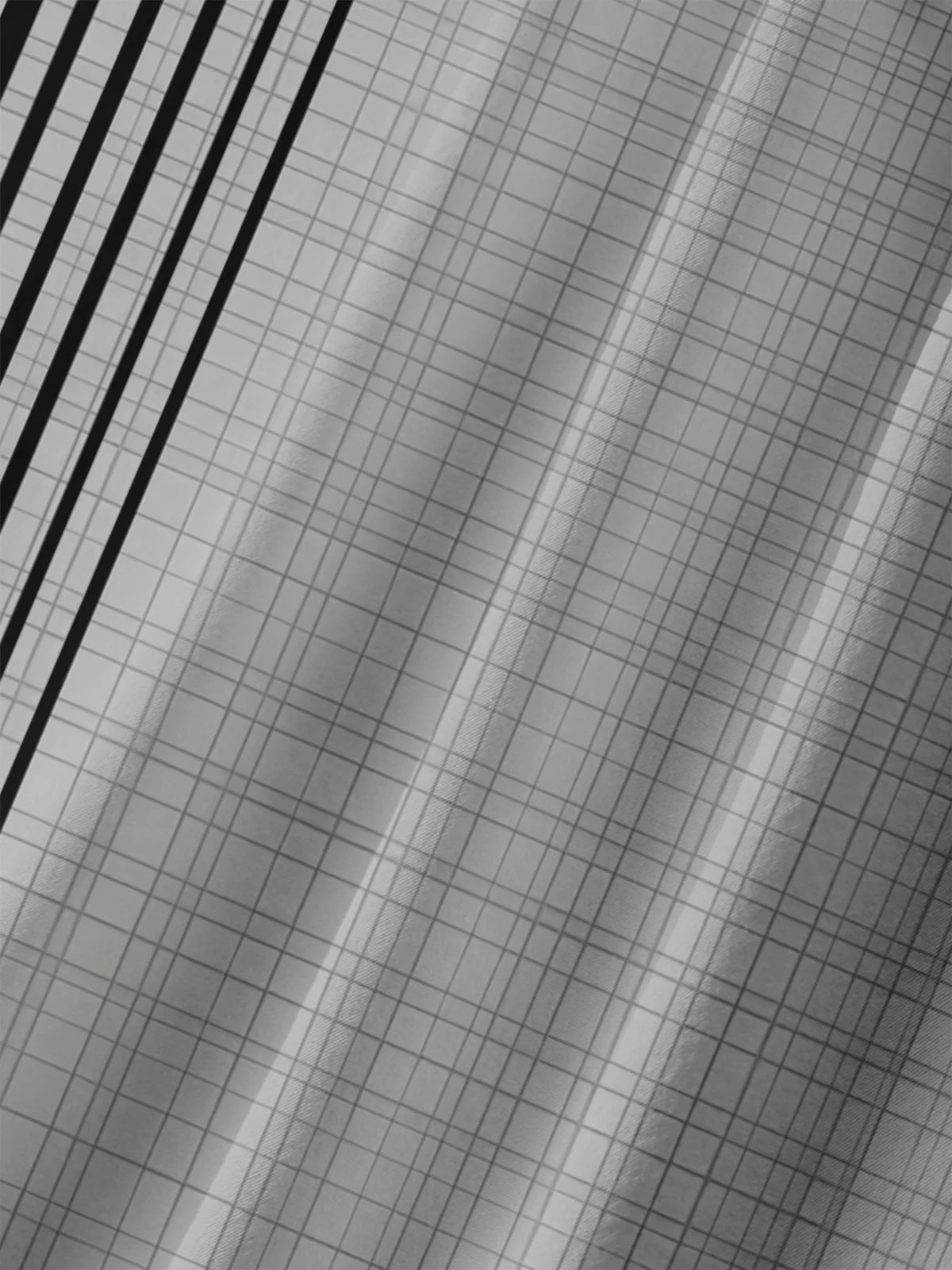 Big Size Moisture-wicking Geomatric Chest Pocket Bowling Shirt